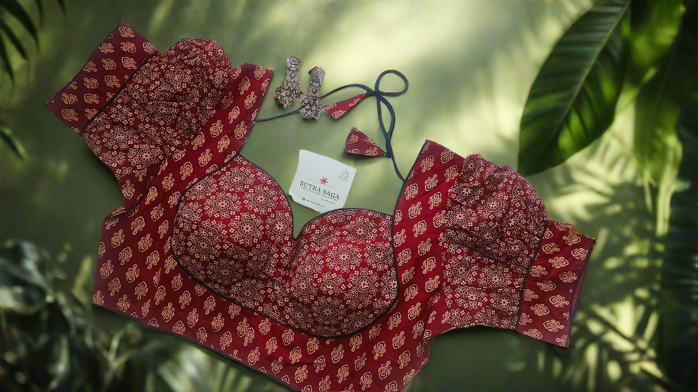 Mrugaja Ajrakh Collection Blouse