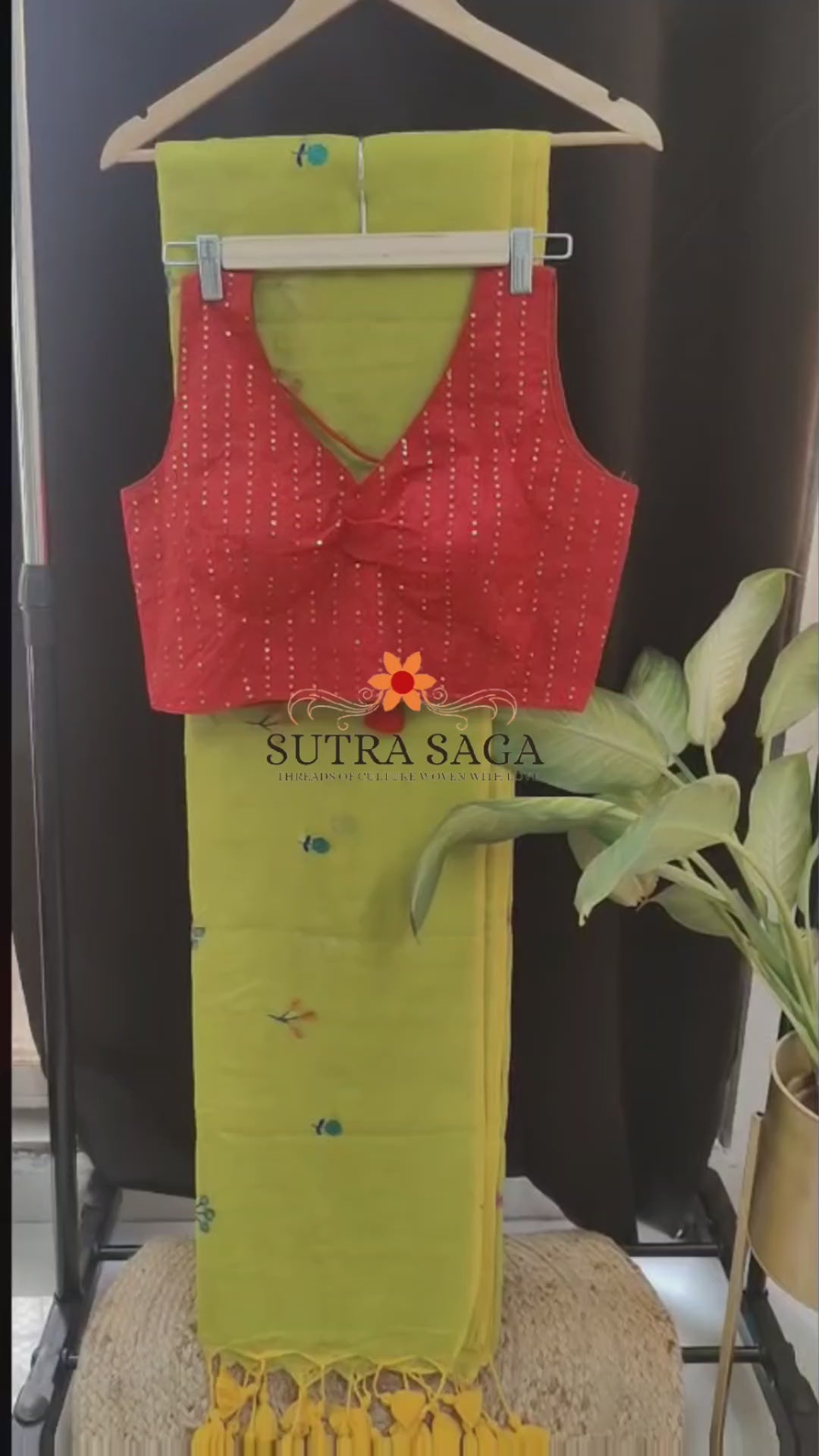 Load video: Combo - Saree with Blouse