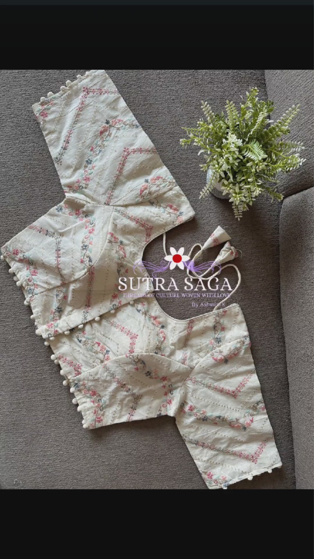 Load video: Swarna Collection Blouse