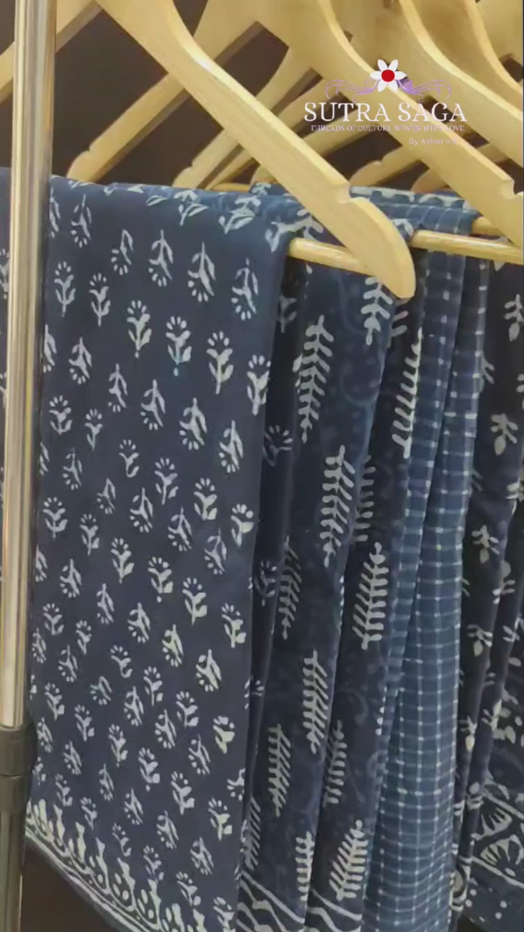 Load video: Indigo Saree Collection
