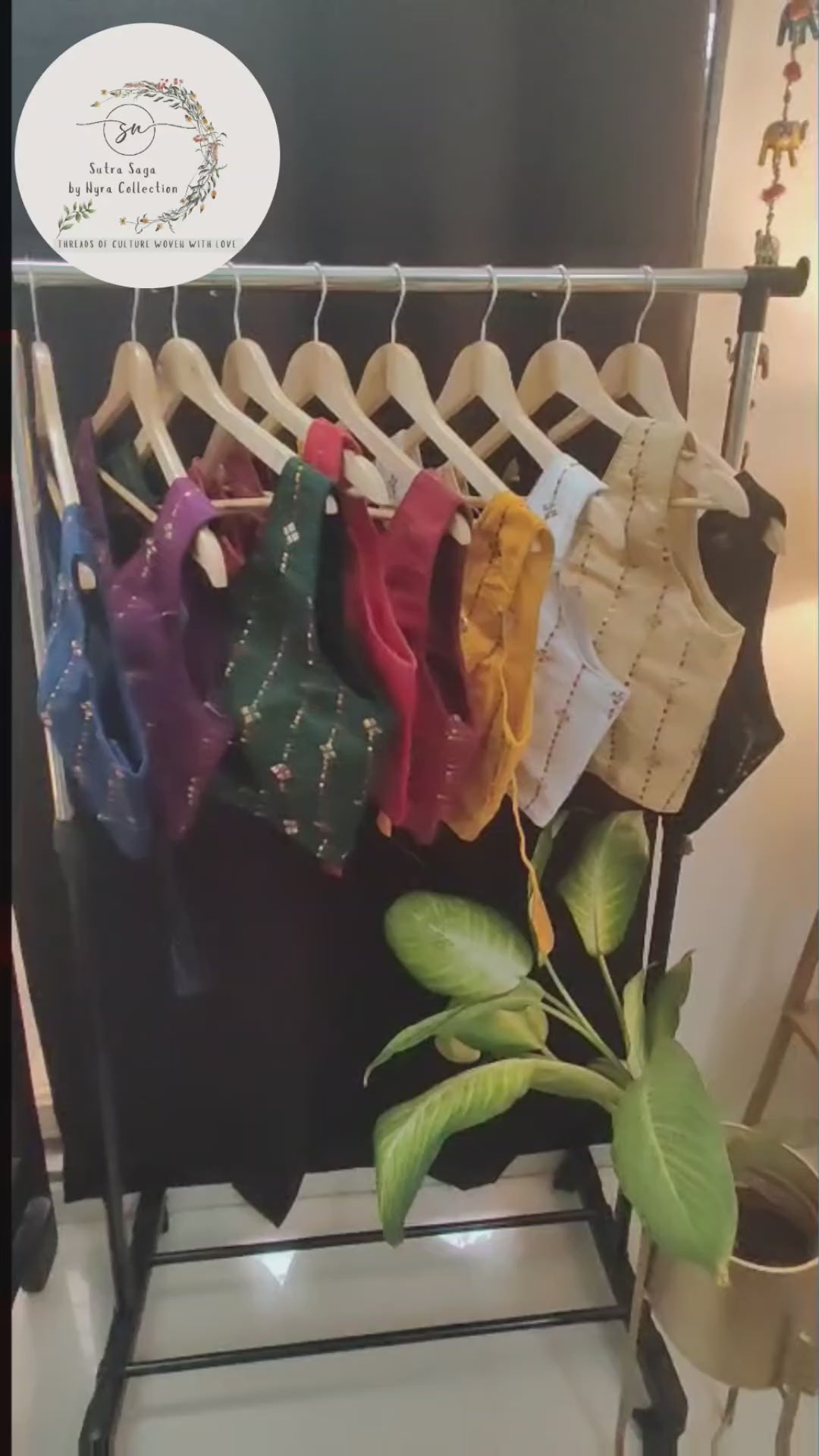 Load video: Chanderi Collection Blouse