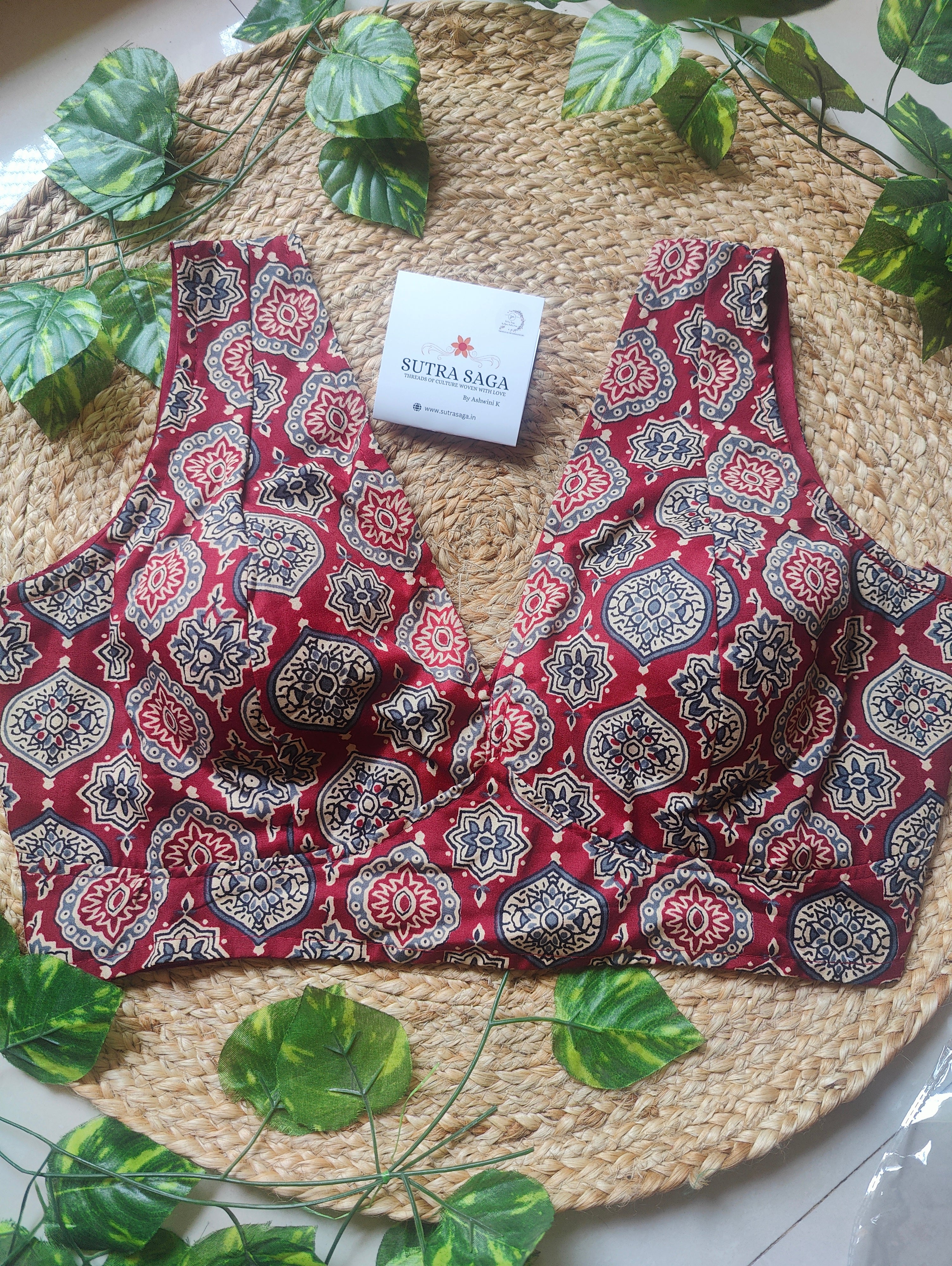 Mrugaja Ajrakh Collection Blouse