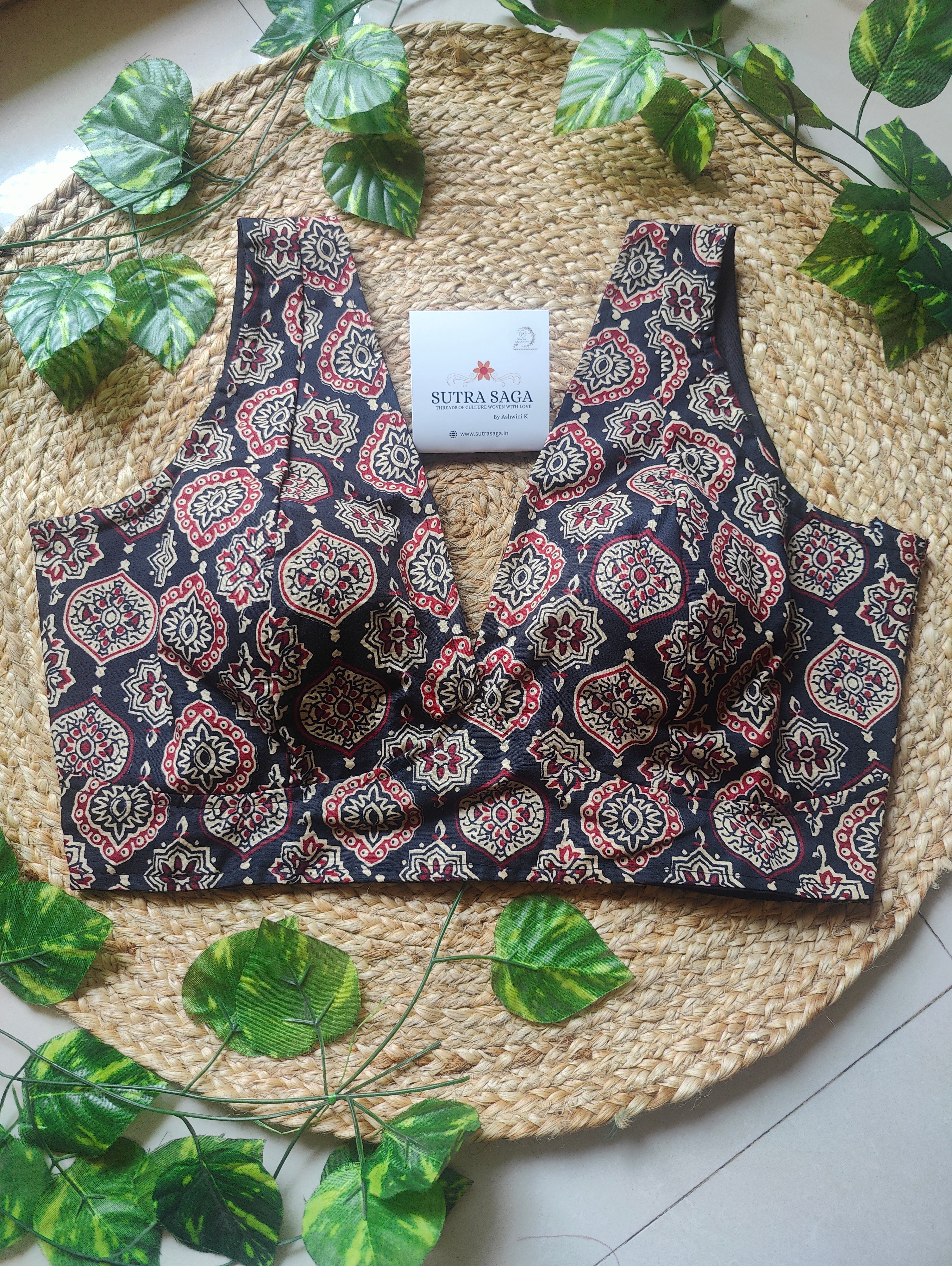 Mrugaja Ajrakh Collection Blouse
