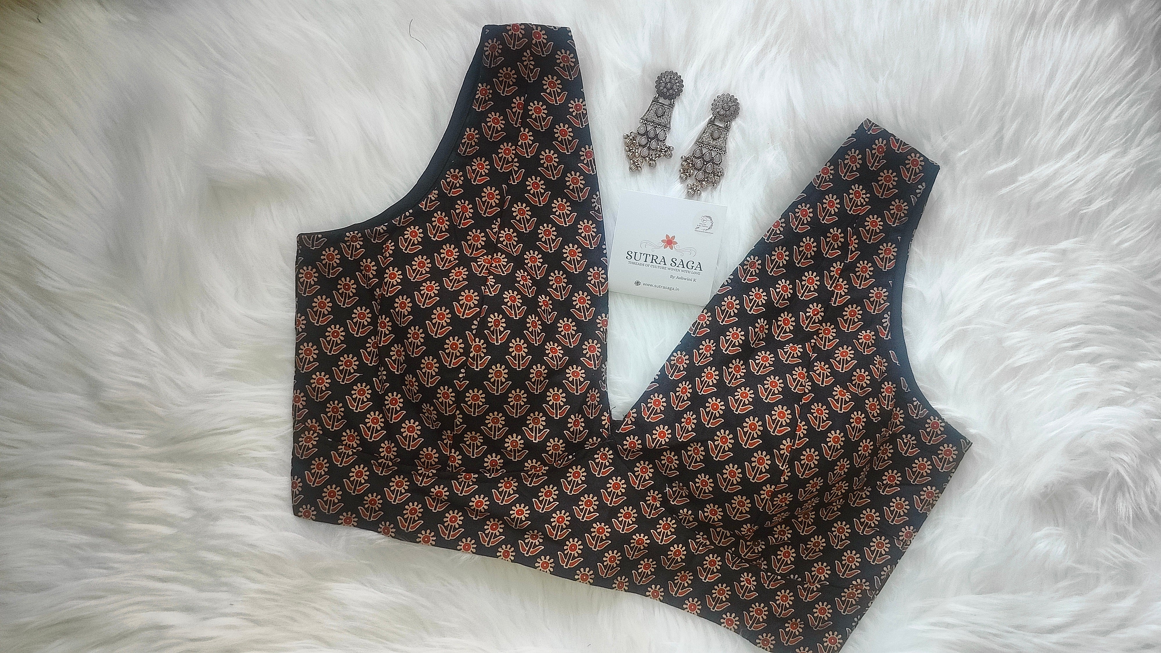 Mrugaja Ajrakh Collection Blouse