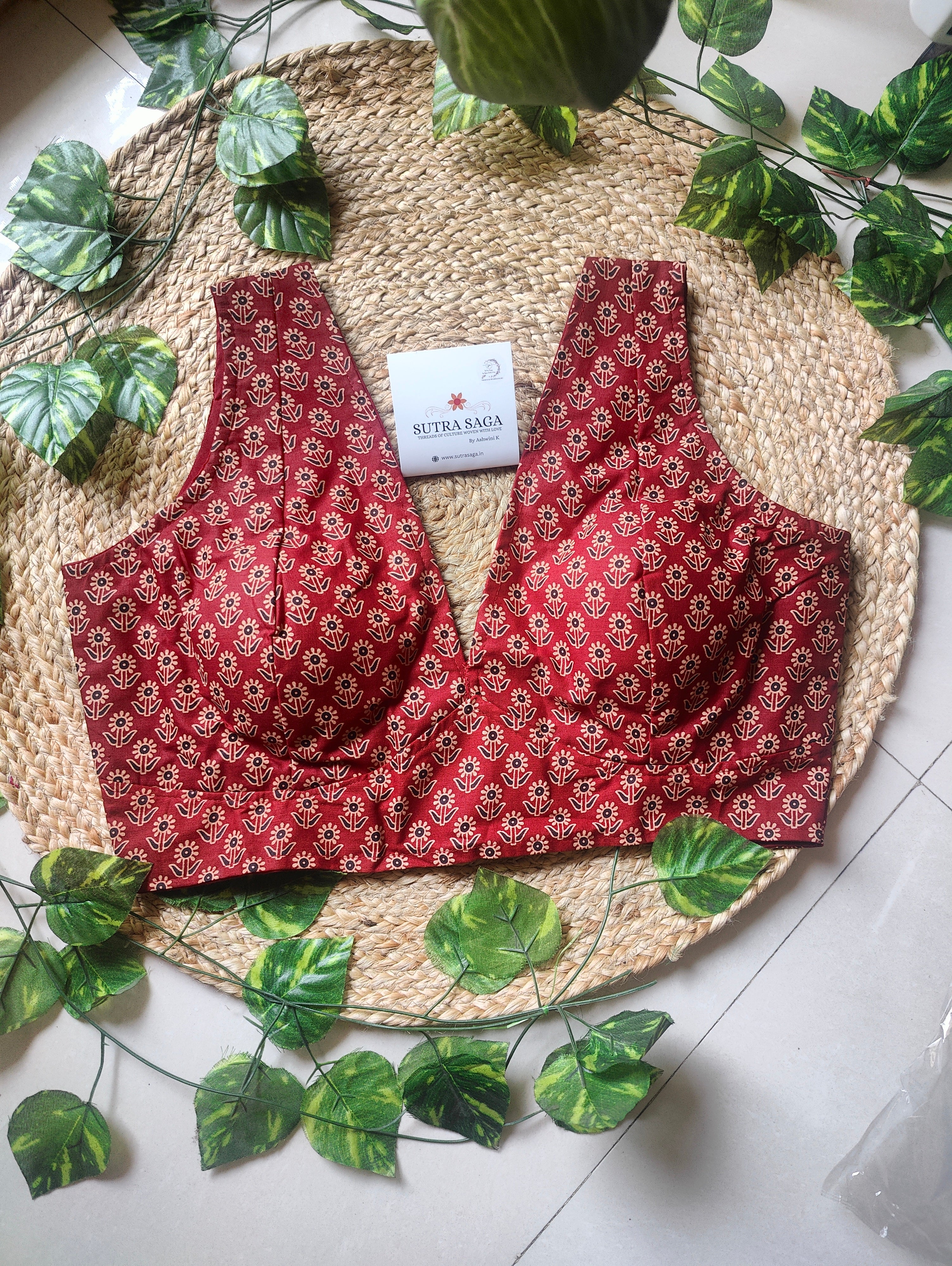 Mrugaja Ajrakh Collection Blouse