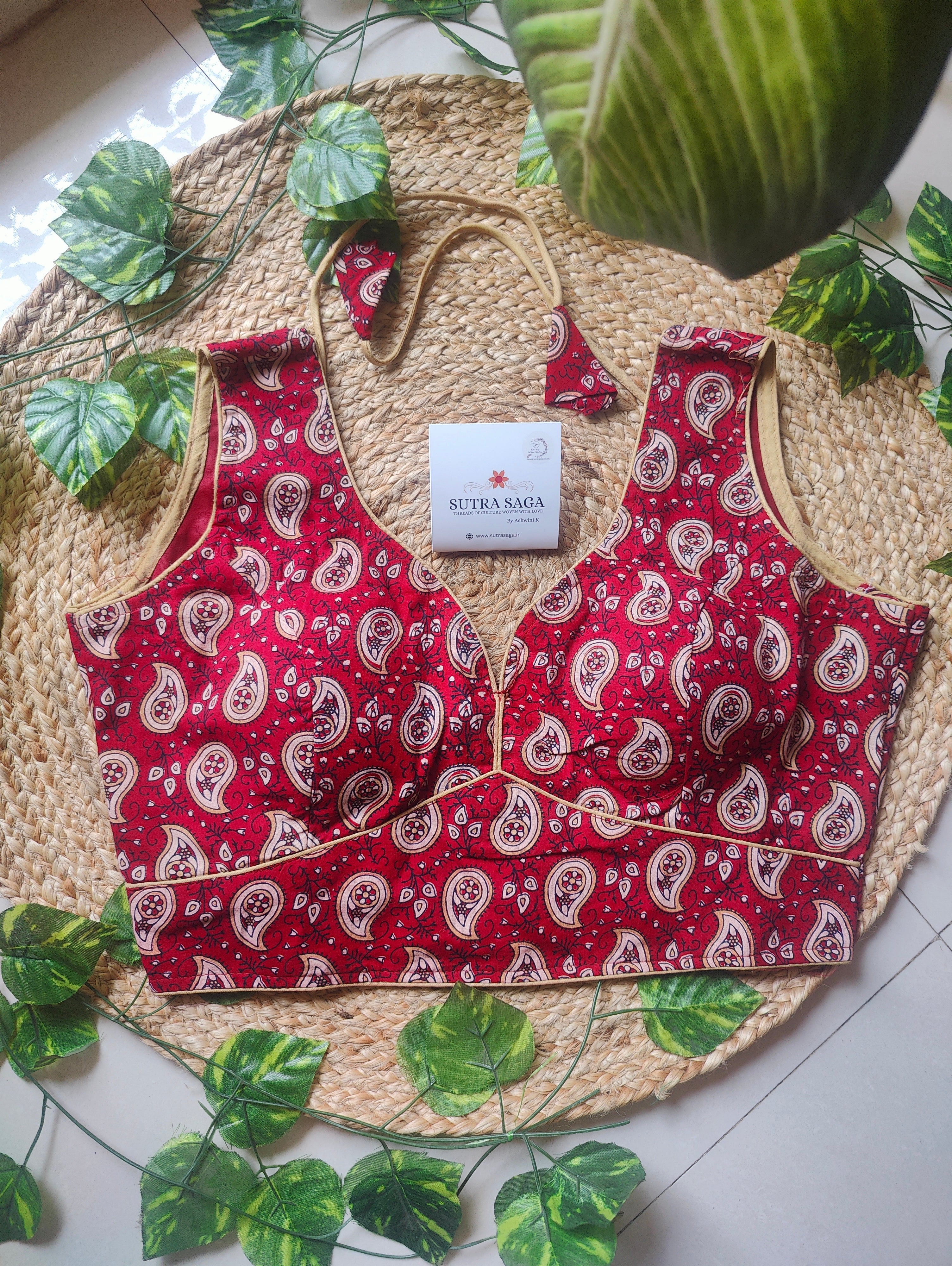 Mrugaja Ajrakh Collection Blouse