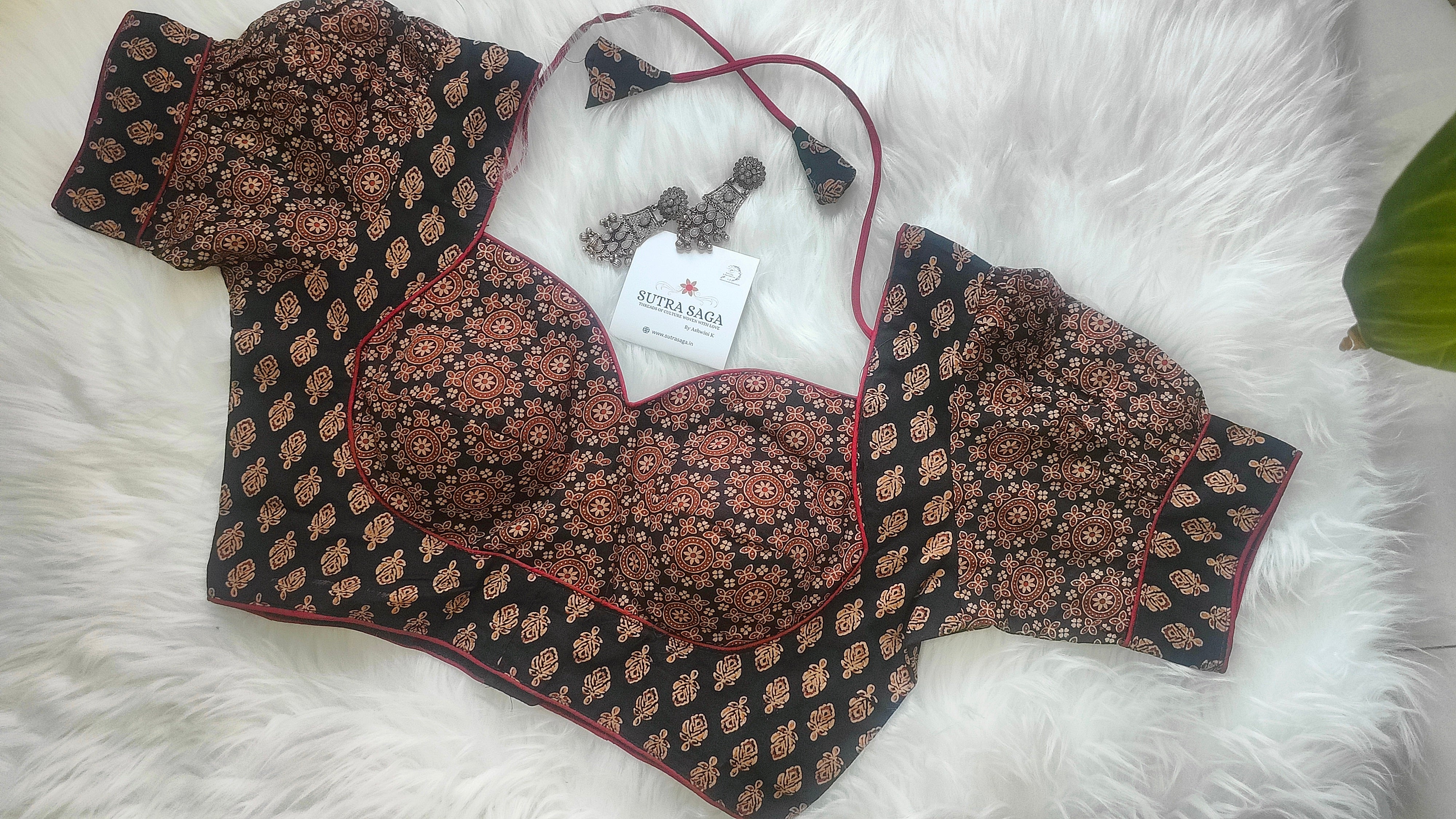 Mrugaja Ajrakh Collection Blouse