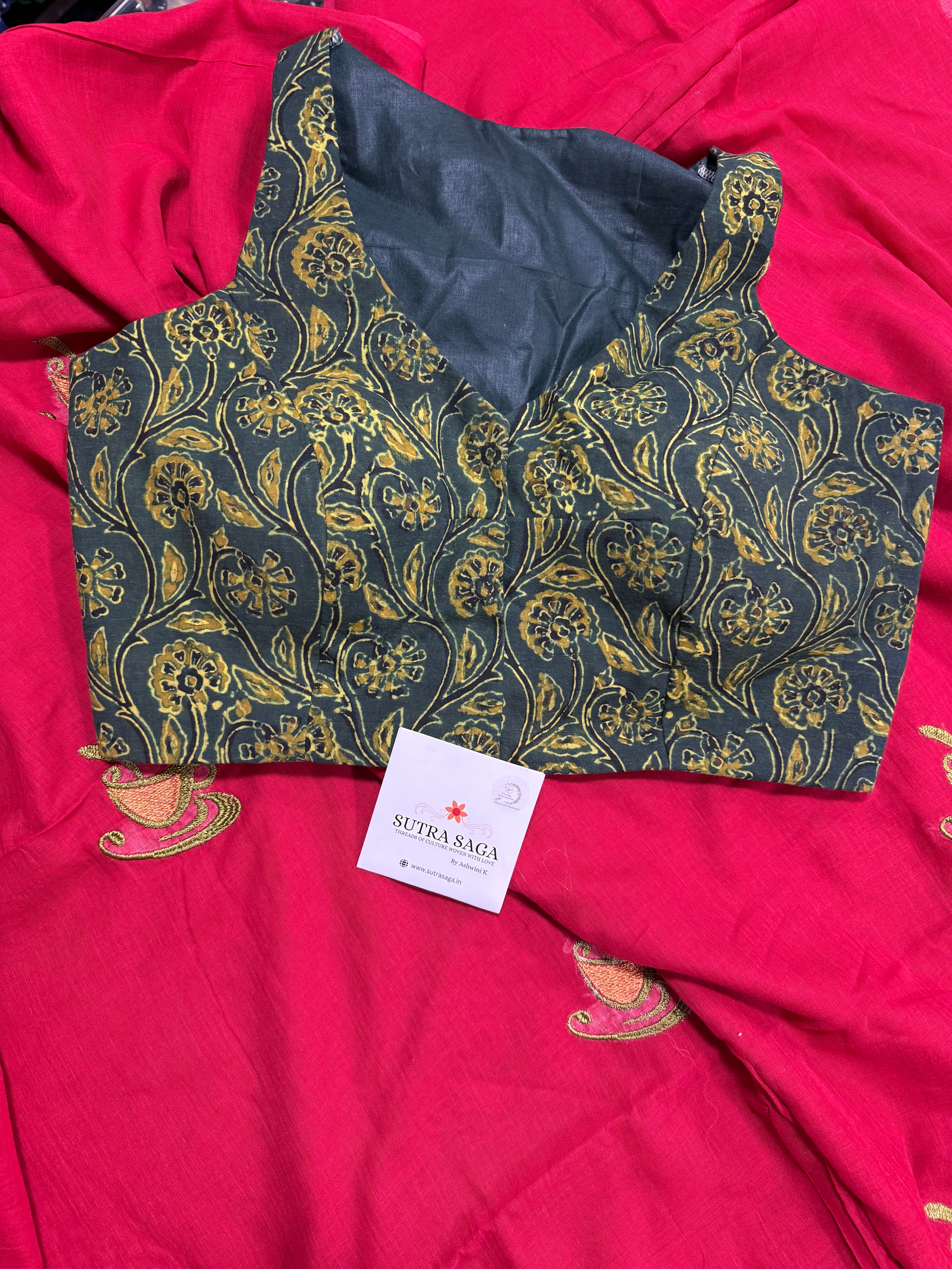 Combo - Blouse and Saree