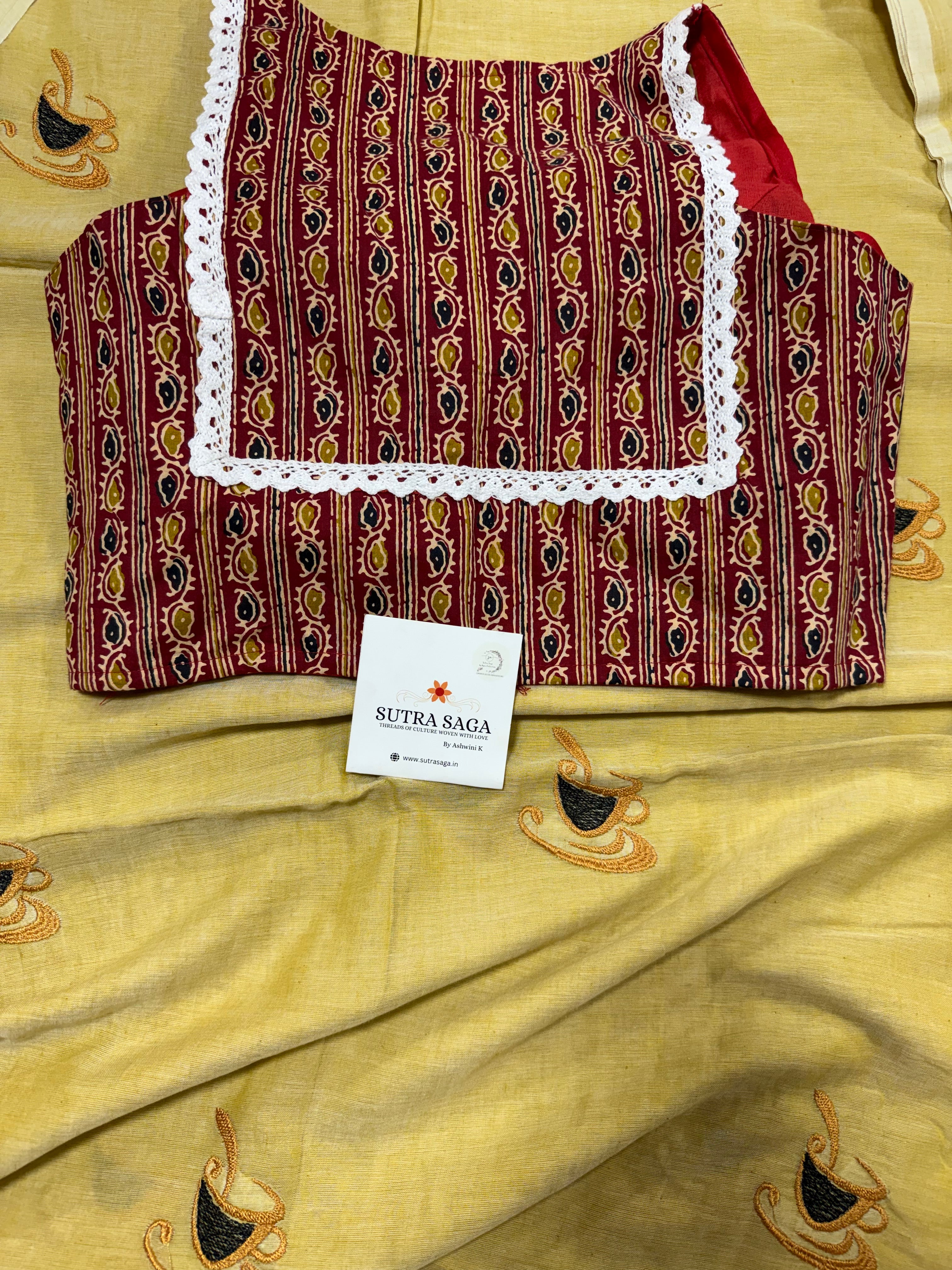 Combo - Blouse and Saree