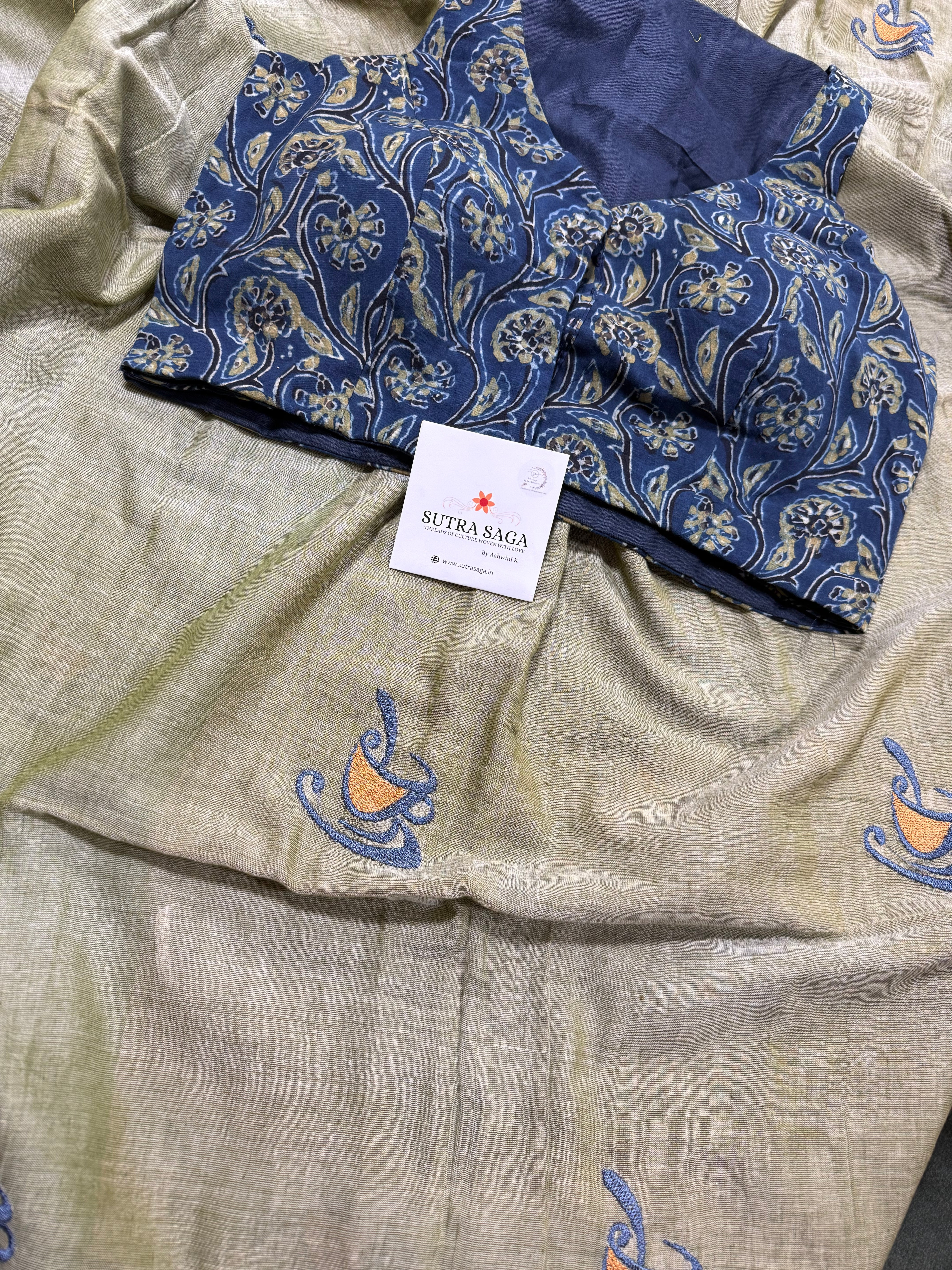 Combo - Blouse and Saree