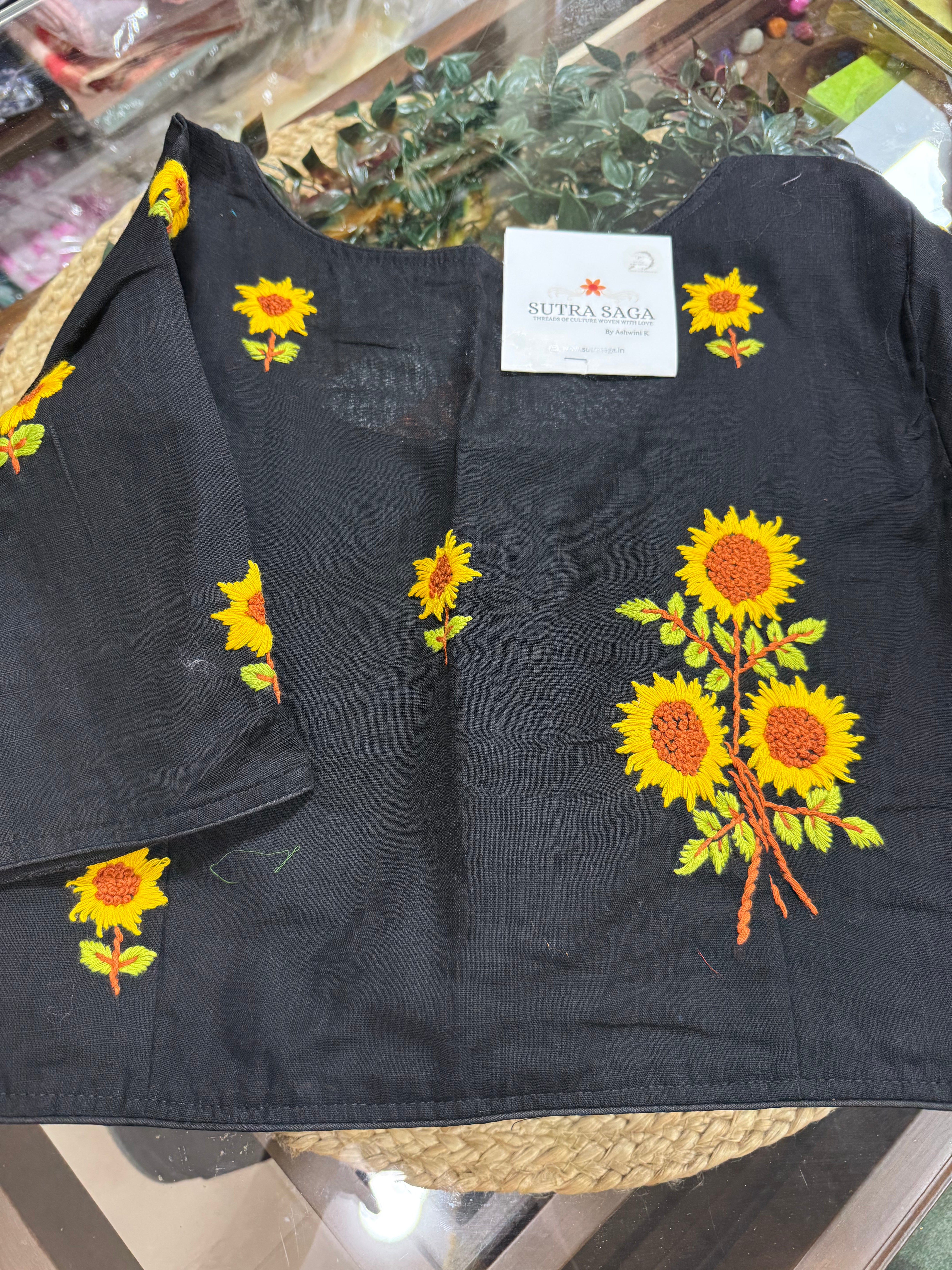 Cotton Blouses - Hand embroidery