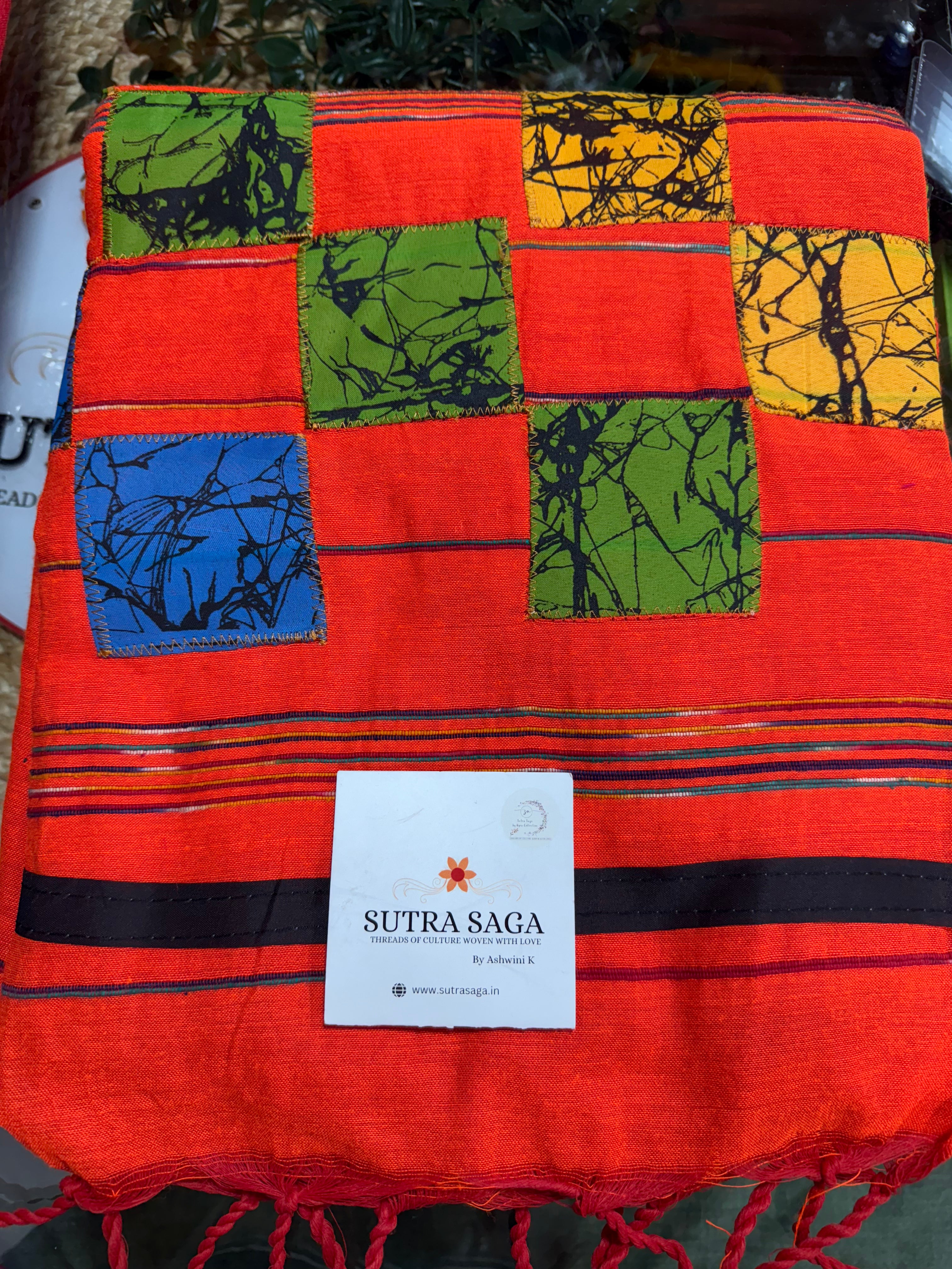 Cotton  Patchwork Sarees