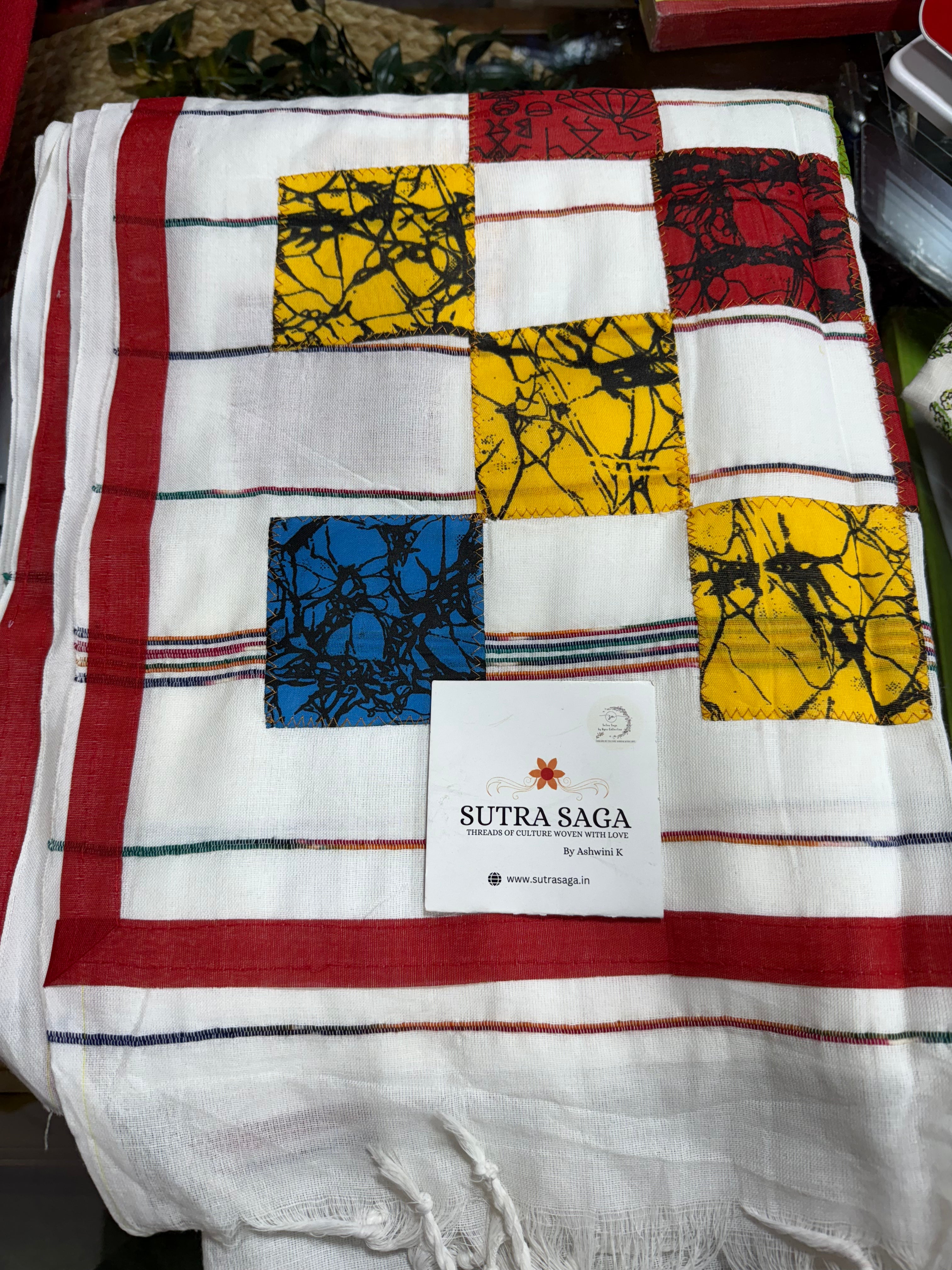 Cotton Patchwork Sarees
