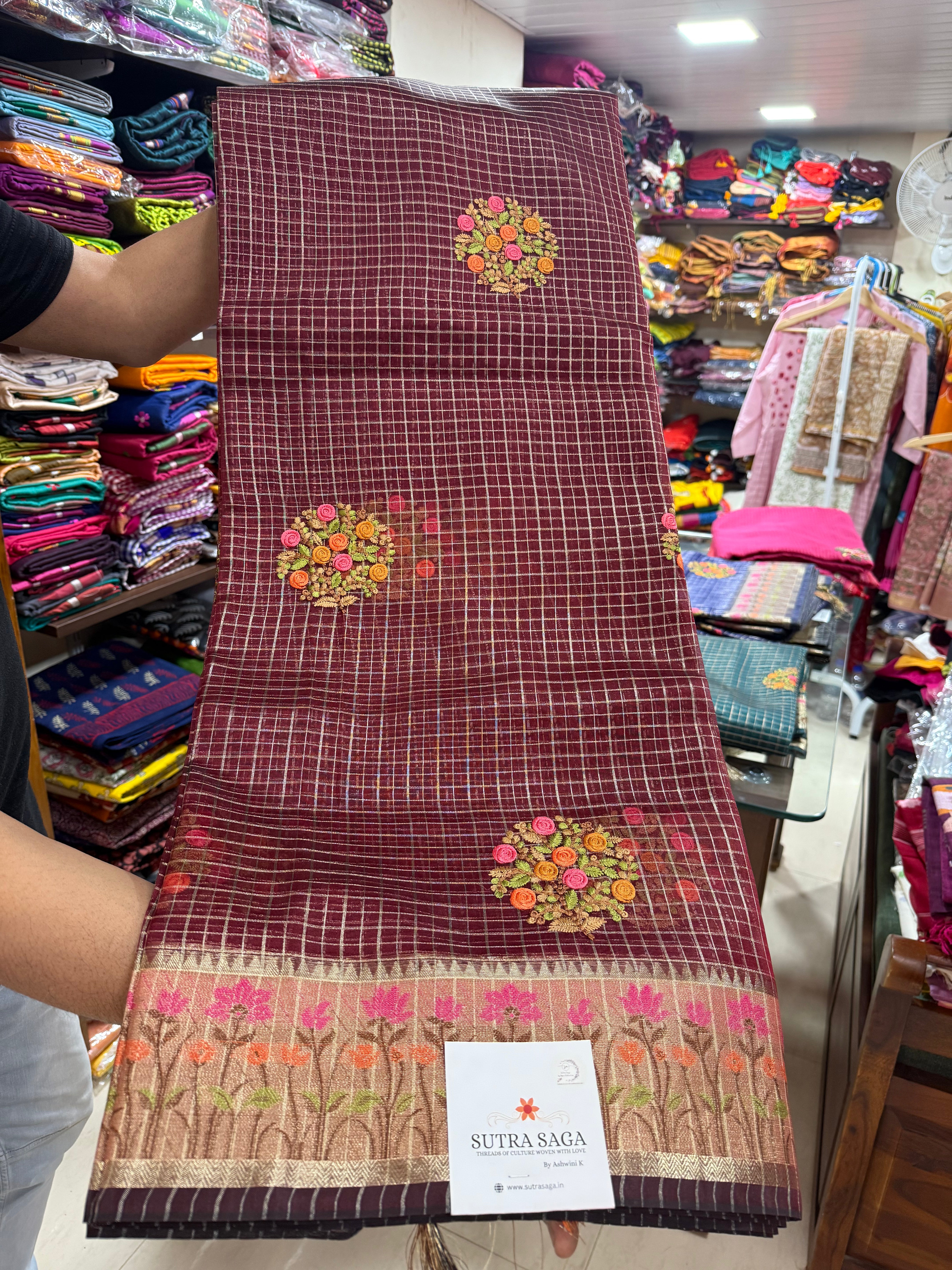 Embroidery Sarees