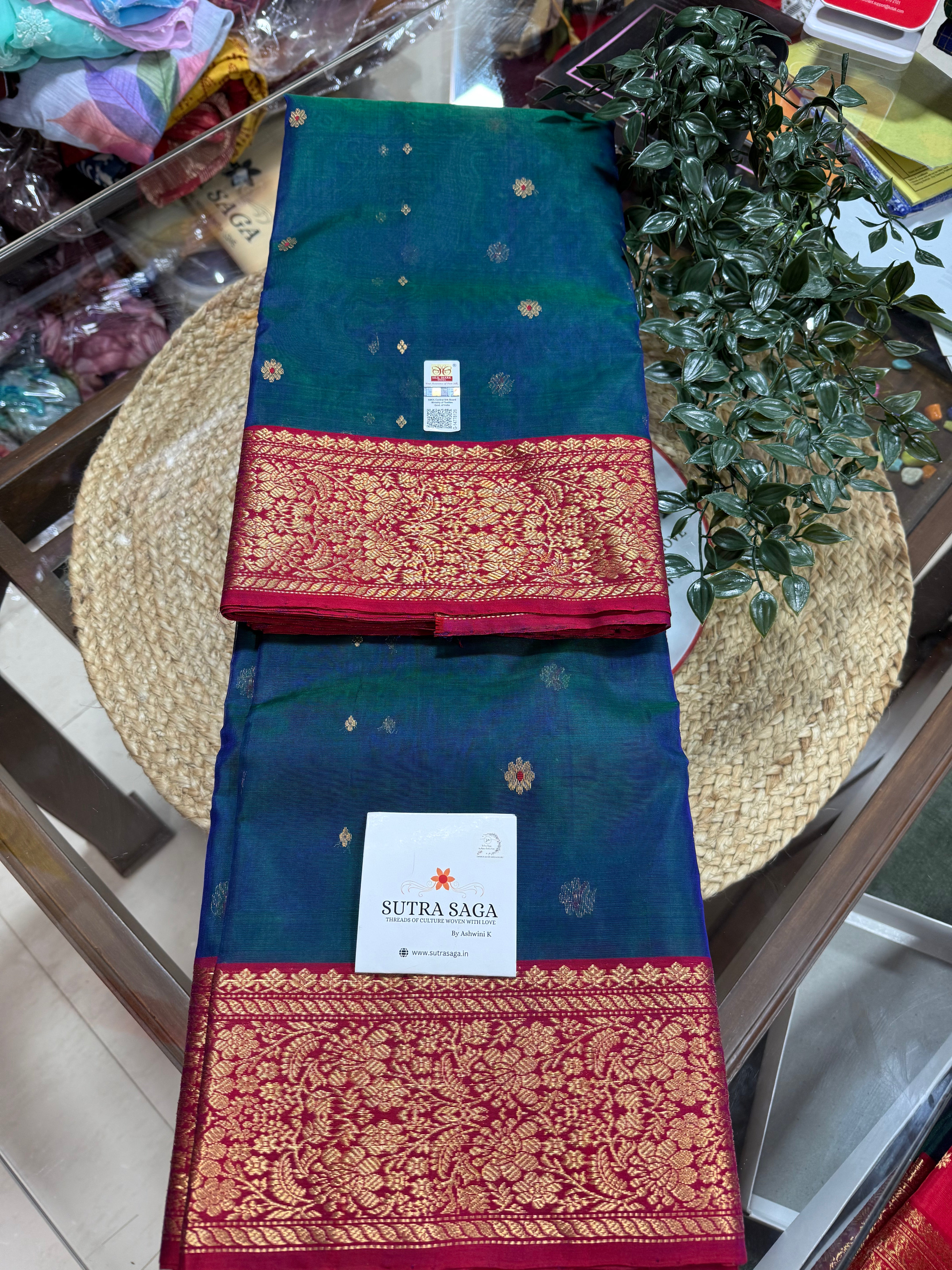 Chanderi Pure Silk Saree