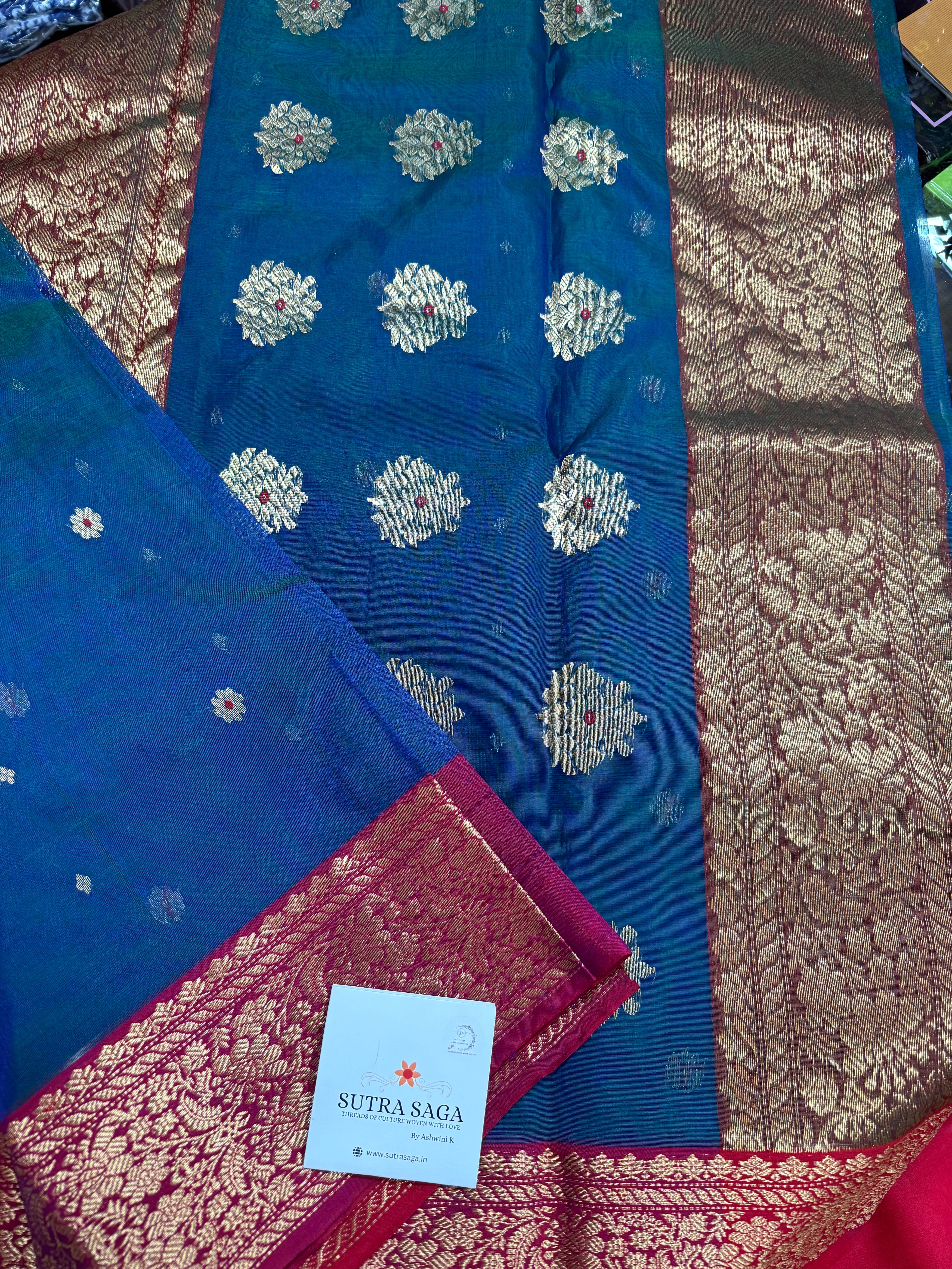 Chanderi Pure Silk Saree
