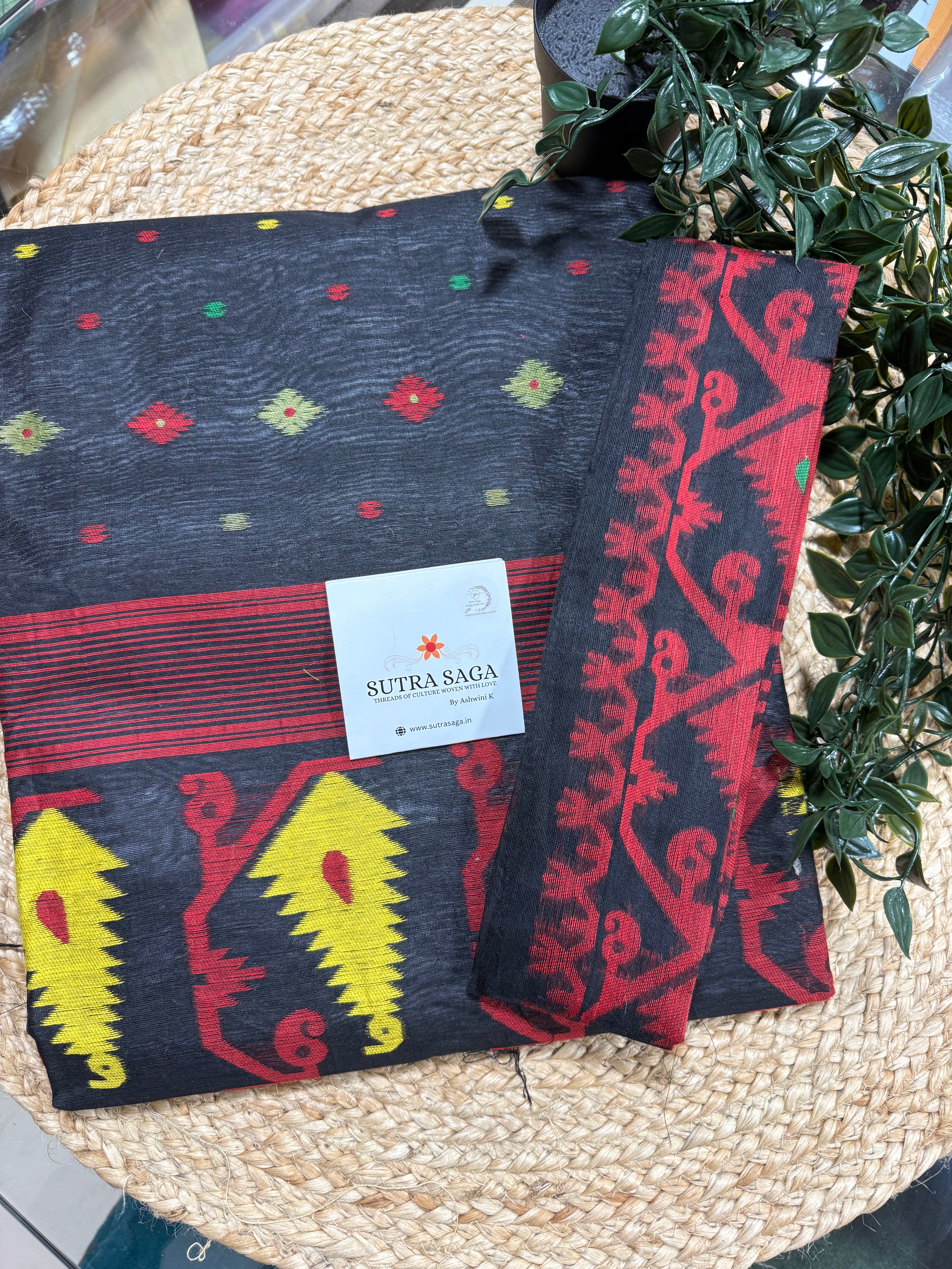 Pure Cotton Jamdani Saree