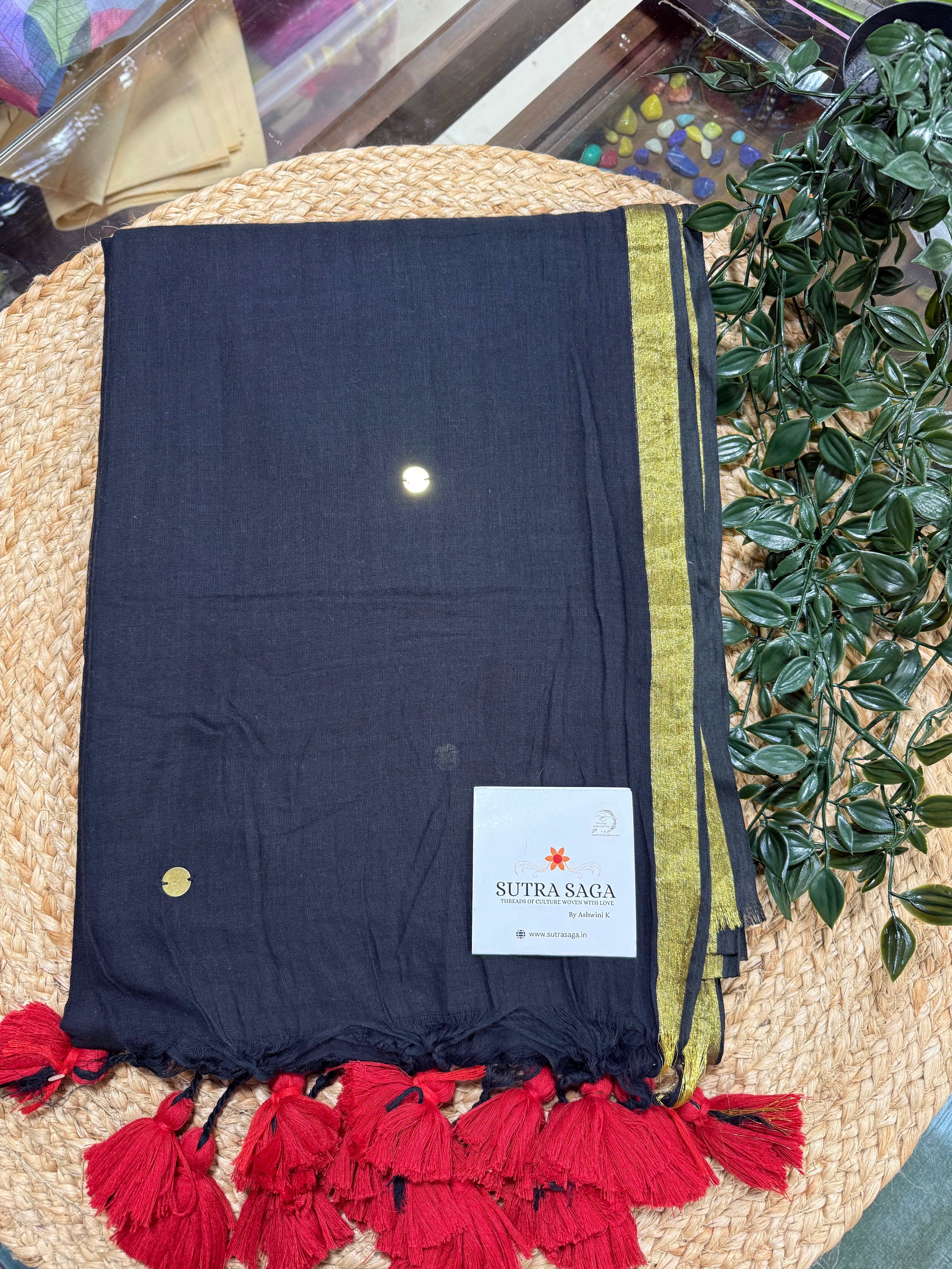 Mul Cotton Glaze Saree