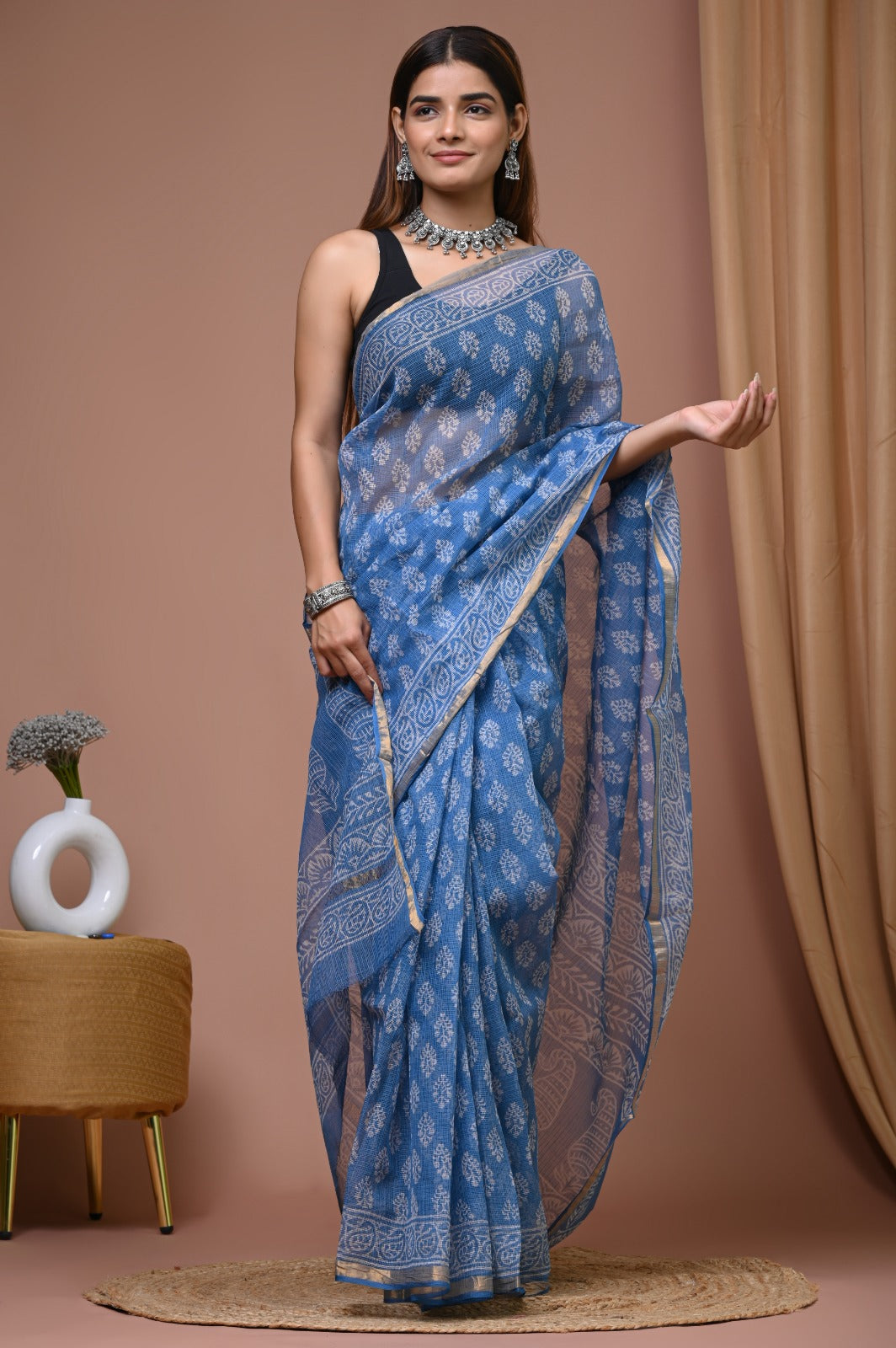 Kota Doria Blue Beauty