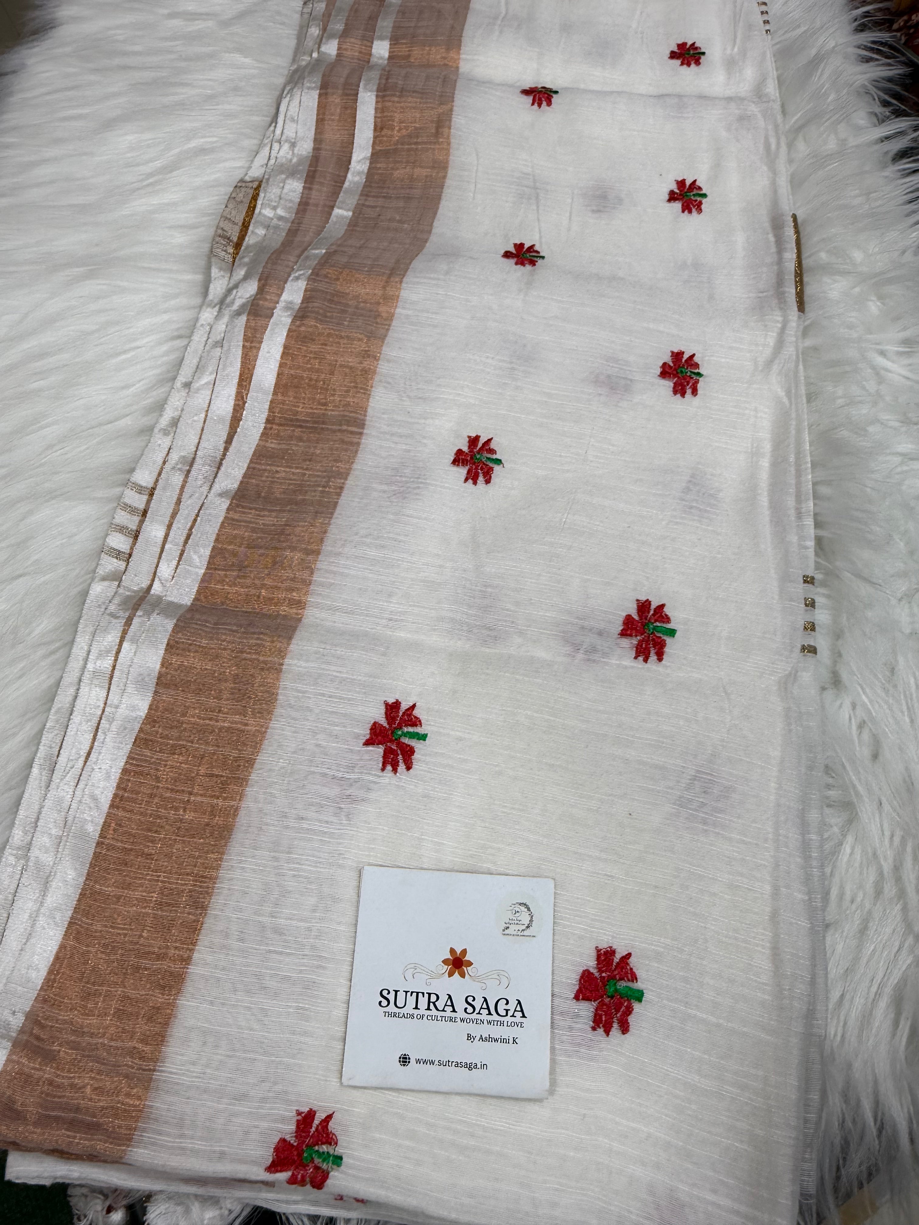 Zari Kath Prajakta Saree