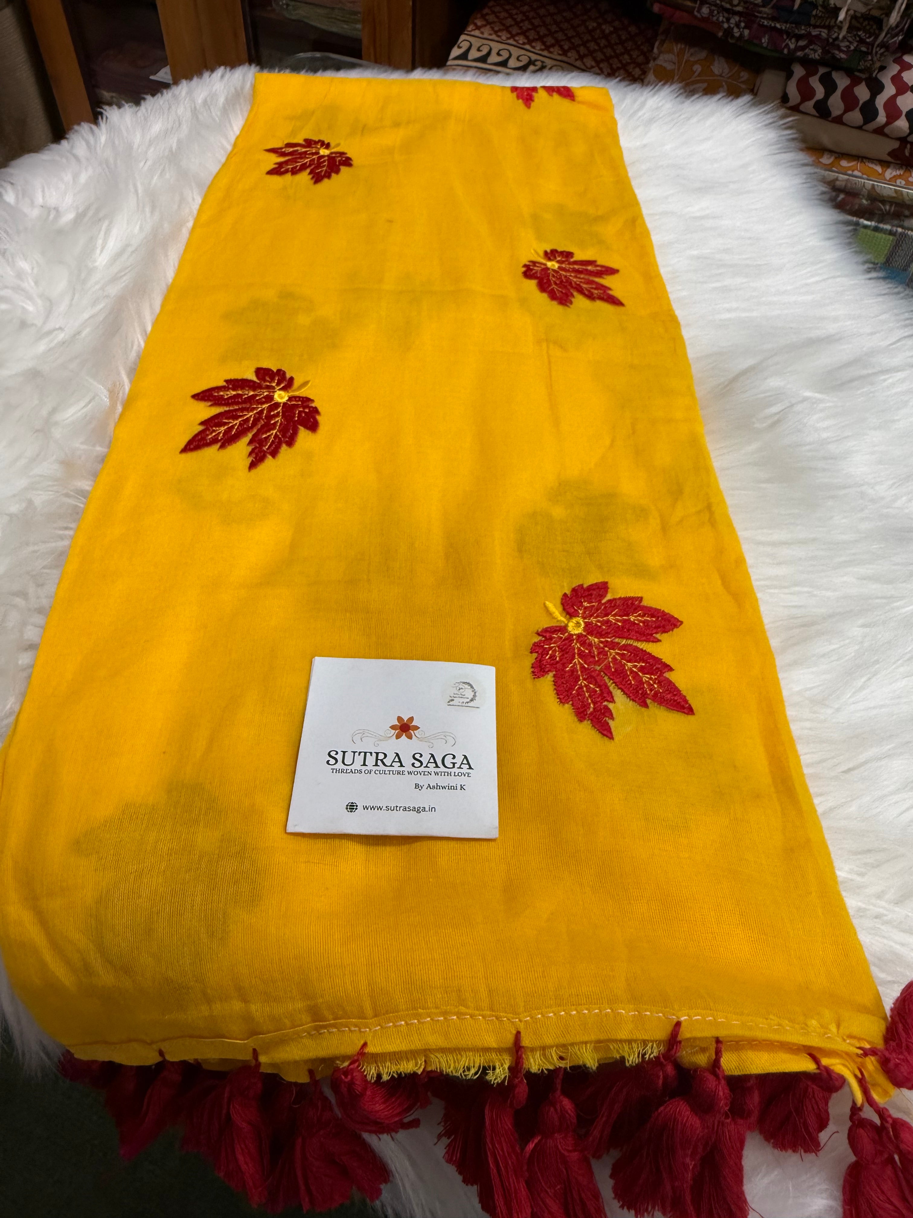 Patzhad Mul Cotton Saree