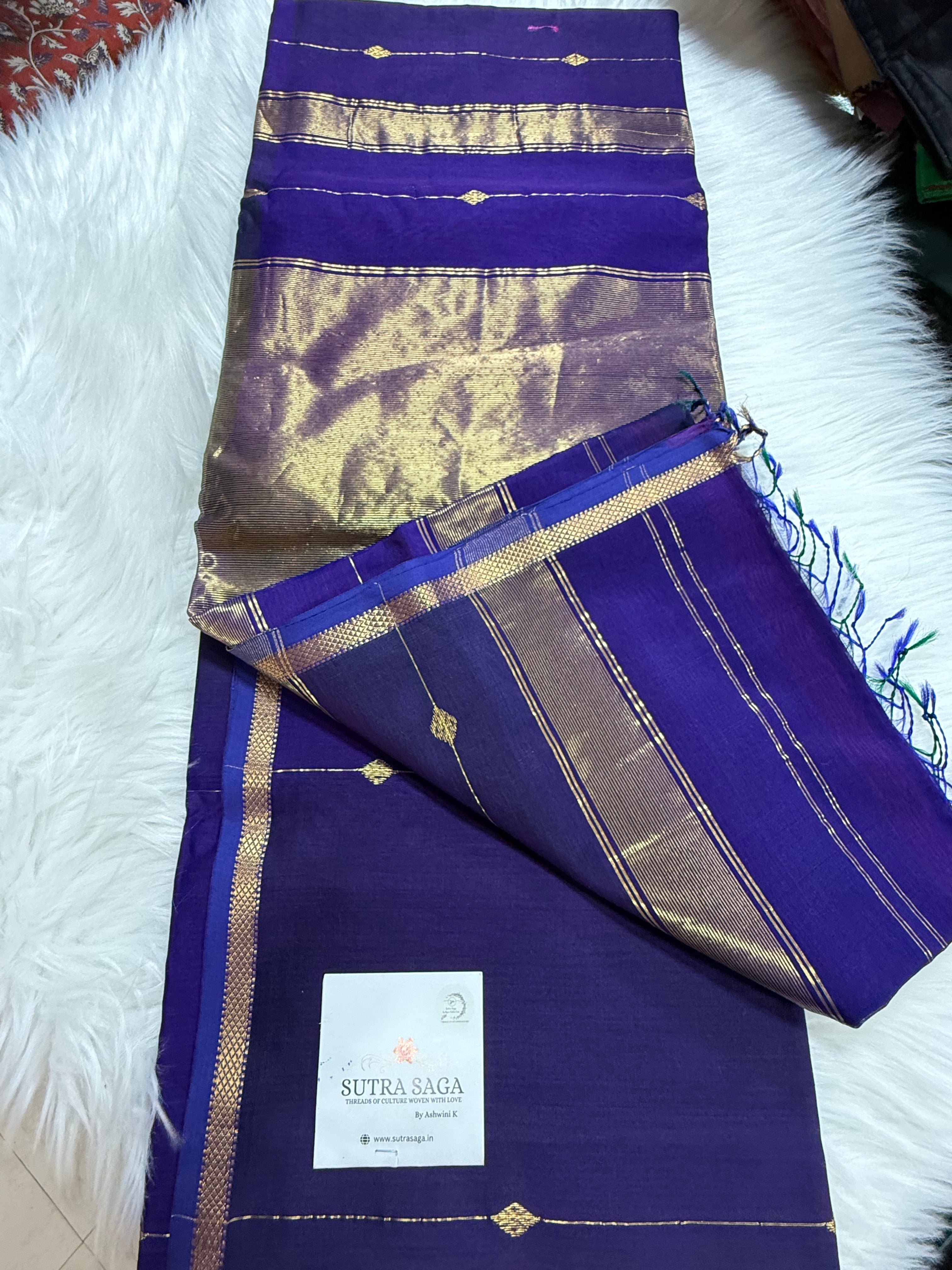 Pure Maheshwari Handloom Saree