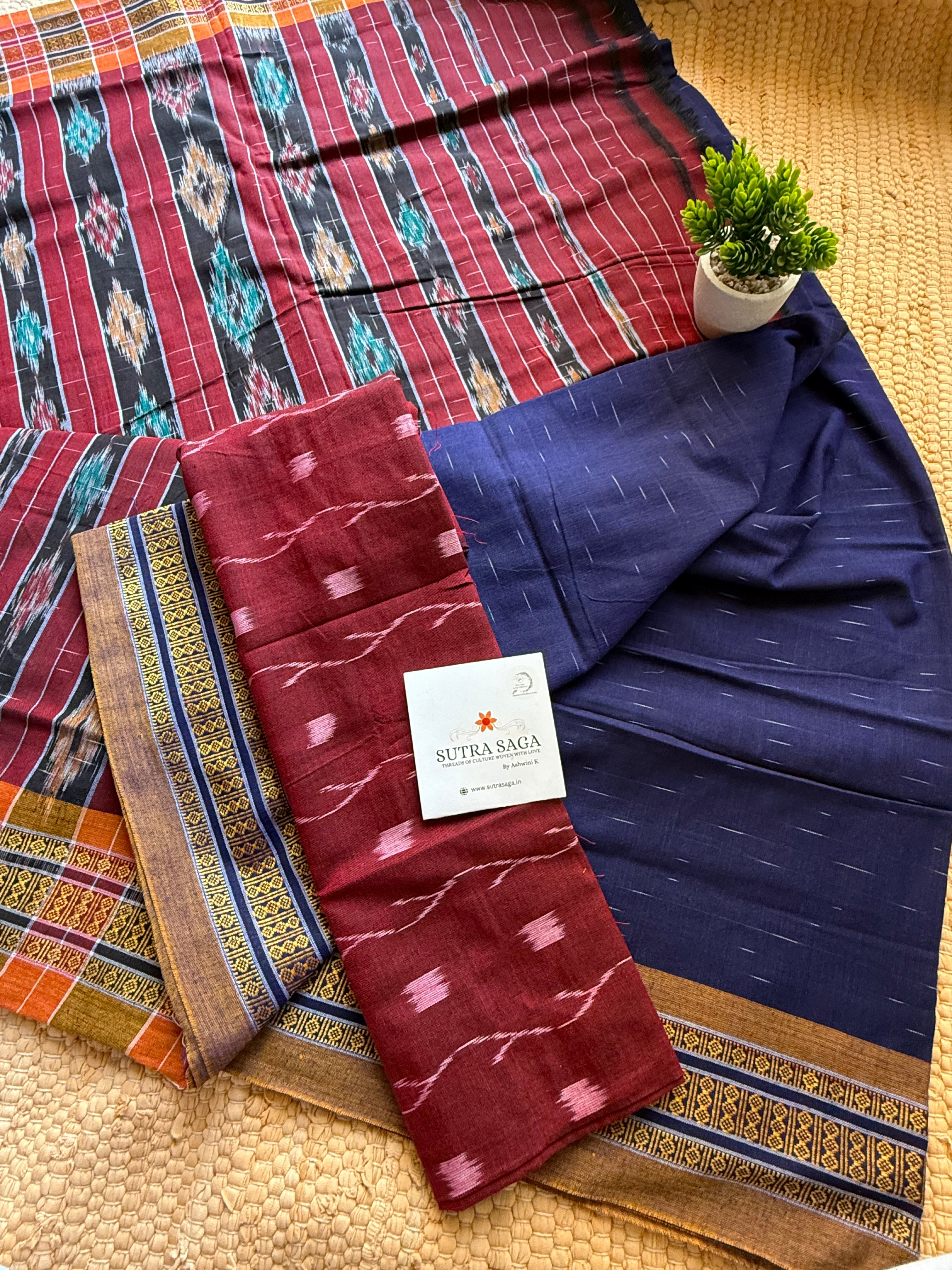Orissa Pure Cotton Ikat Sarees