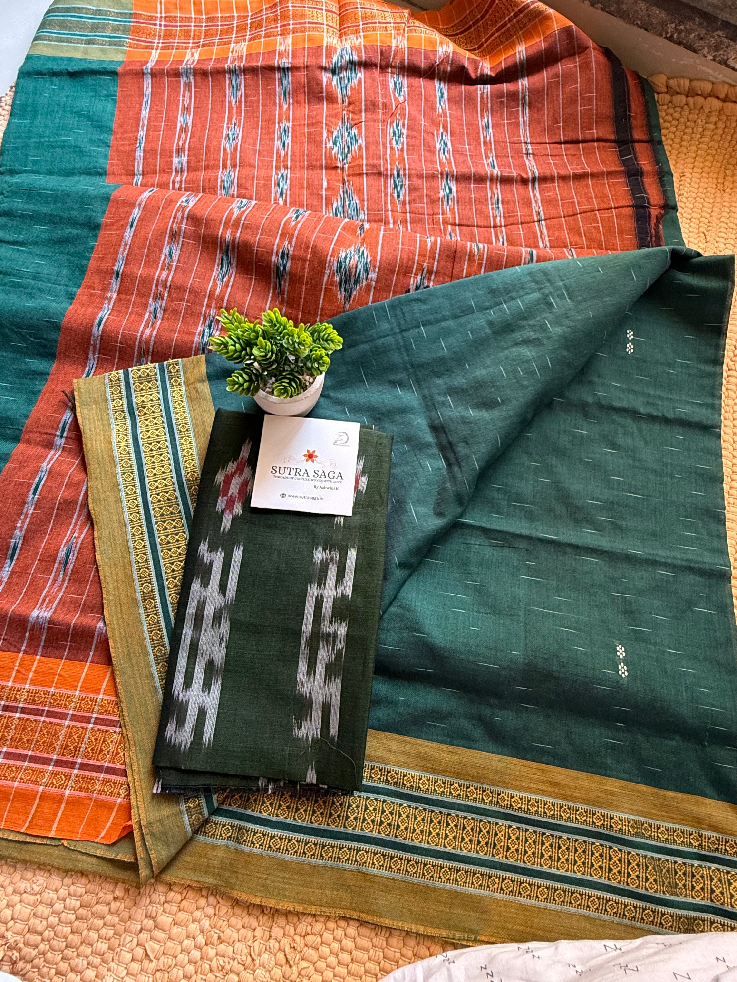 Orissa pure cotton Ikat Sarees