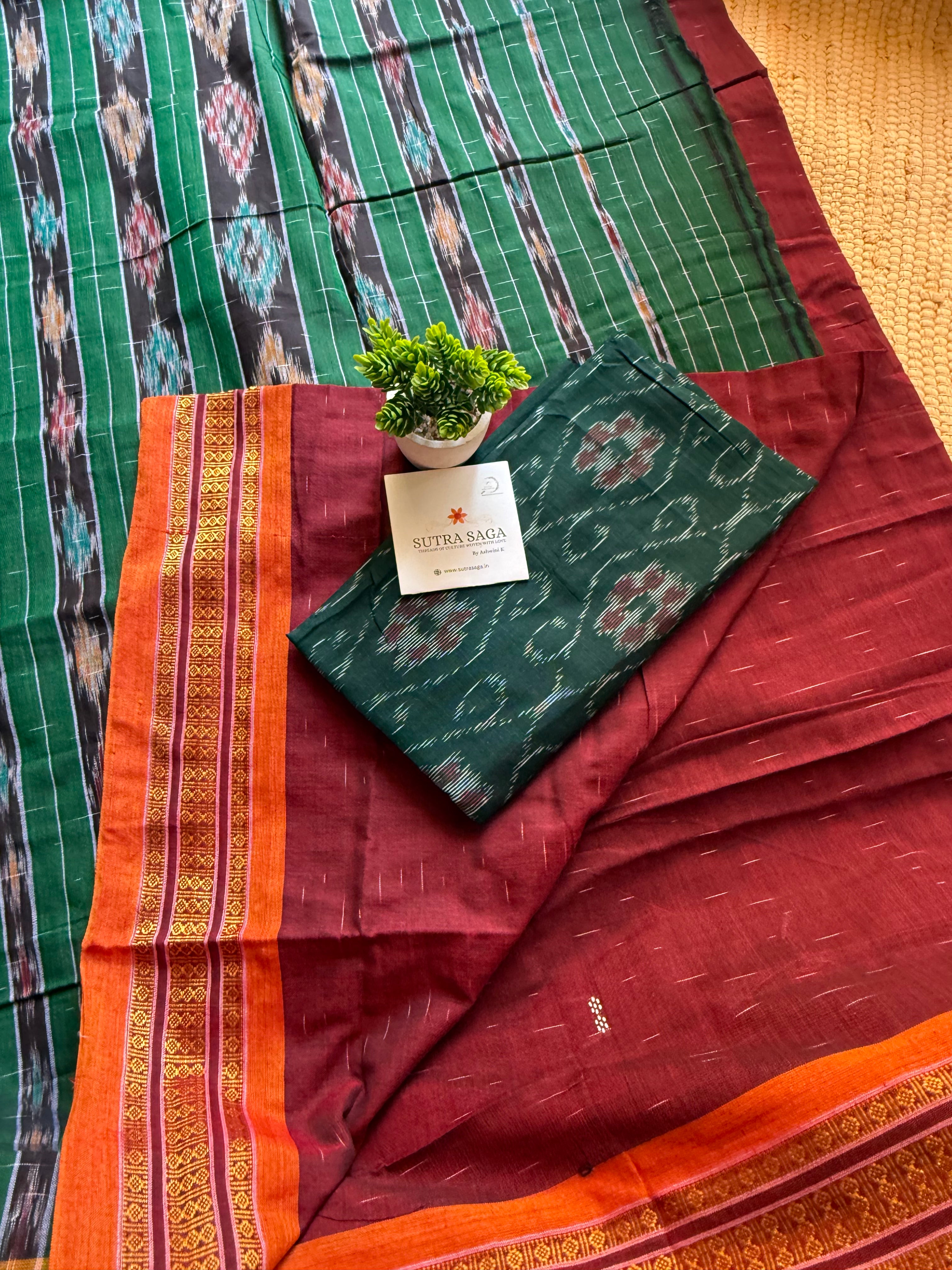 Orissa pure cotton ikat Sarees