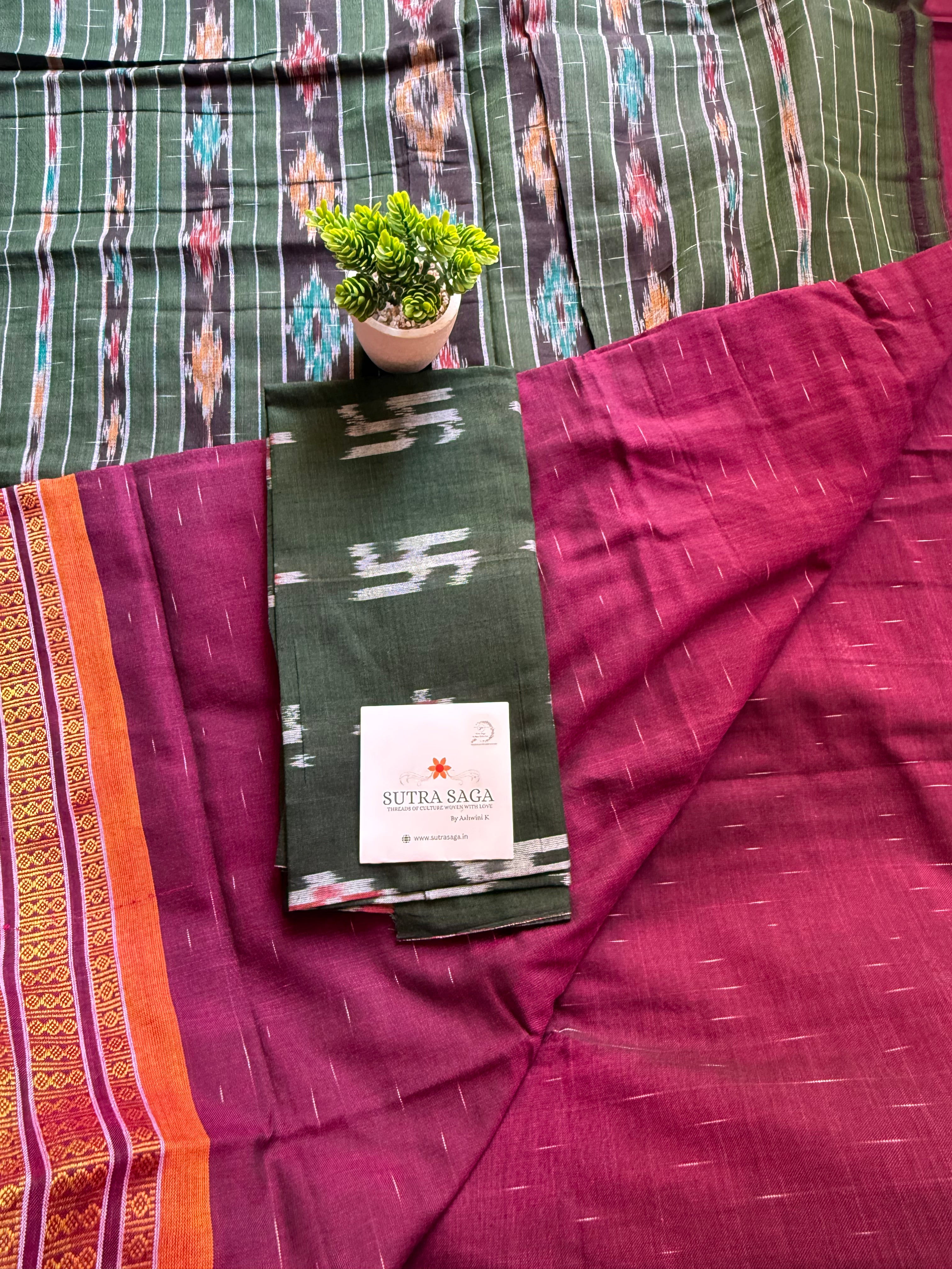 Orissa Pure Cotton Ikat Sarees