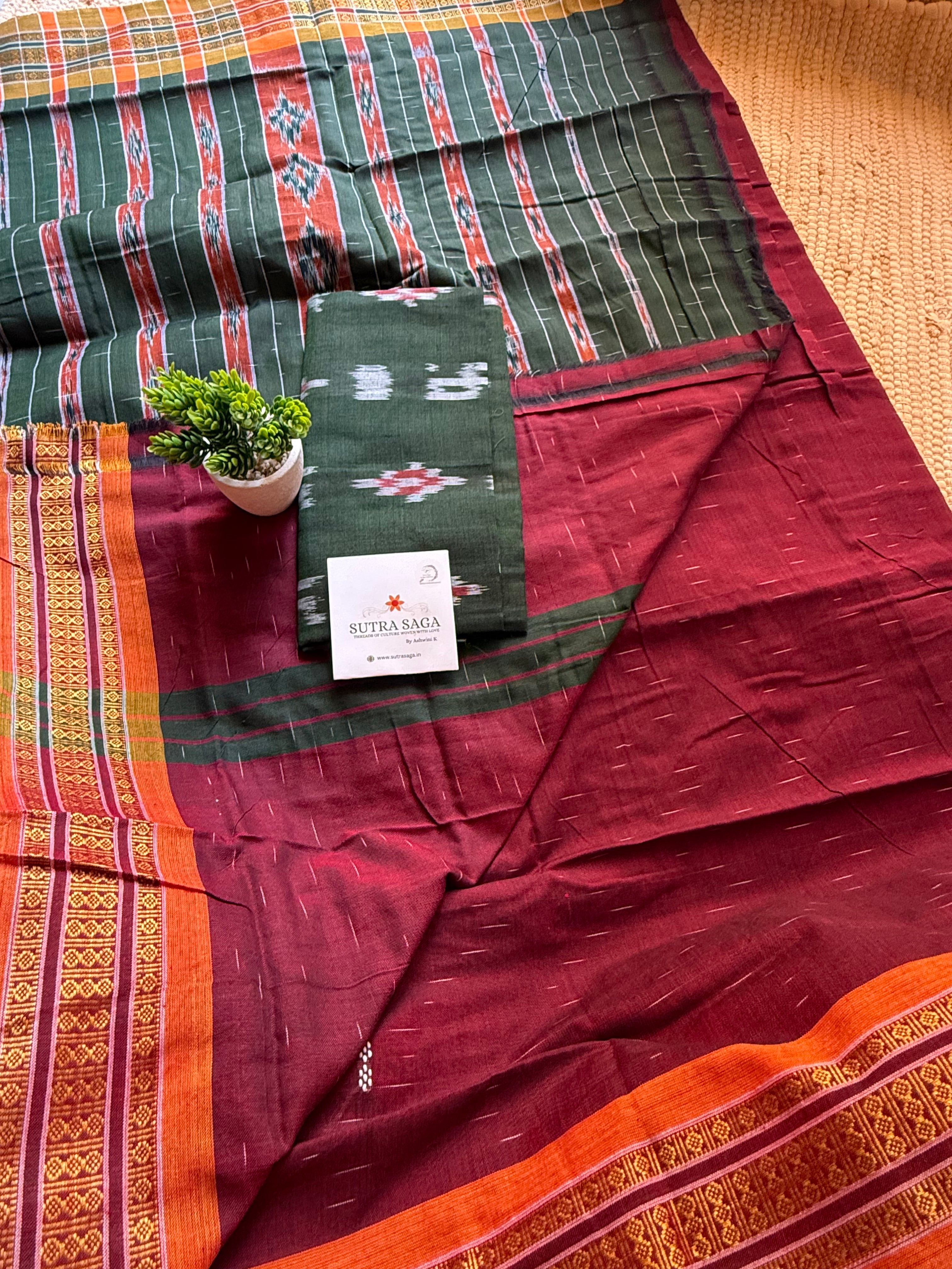 Orissa Pure Cotton Ikat Sarees