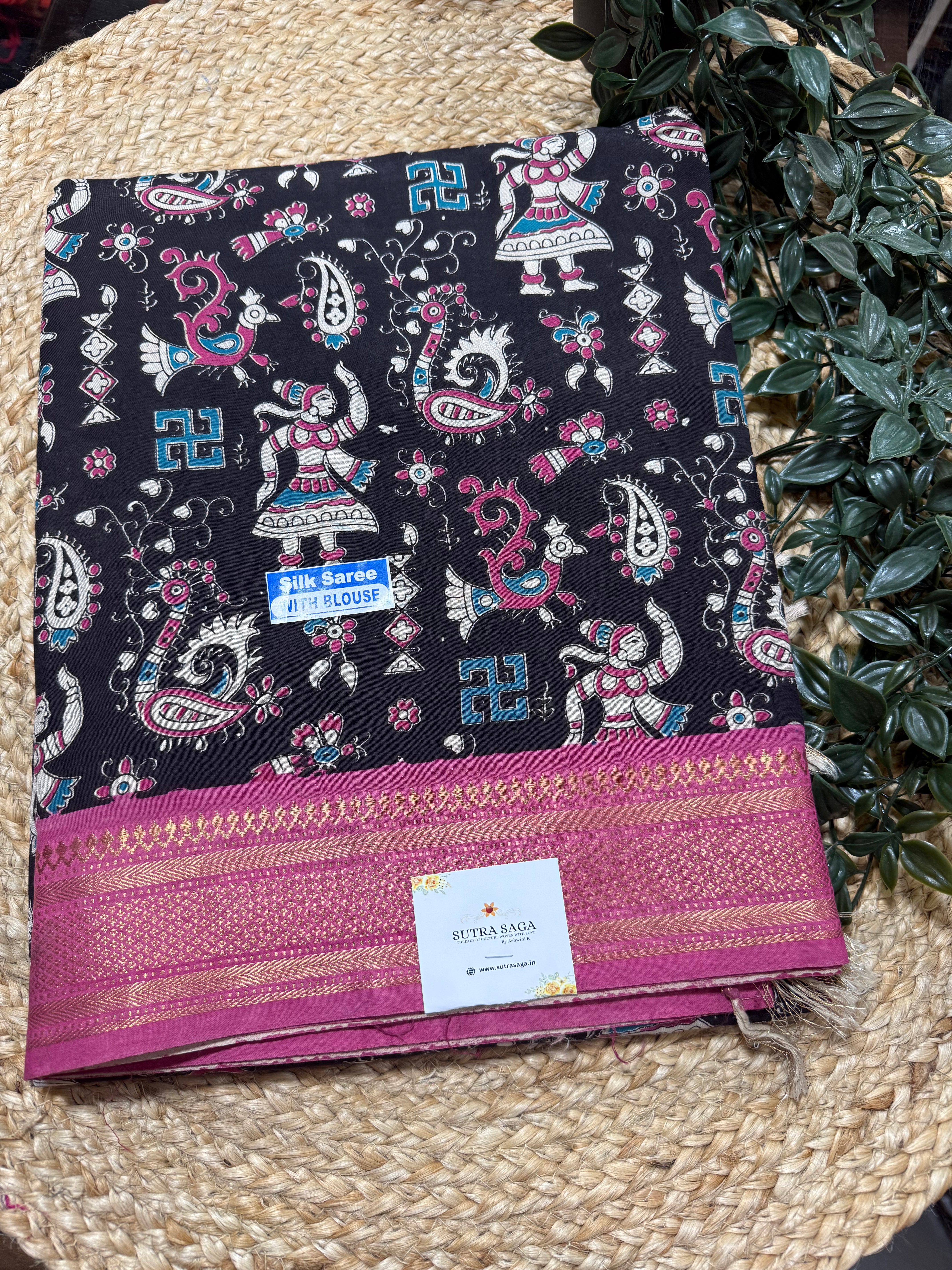 Kalamkari Silk Saree