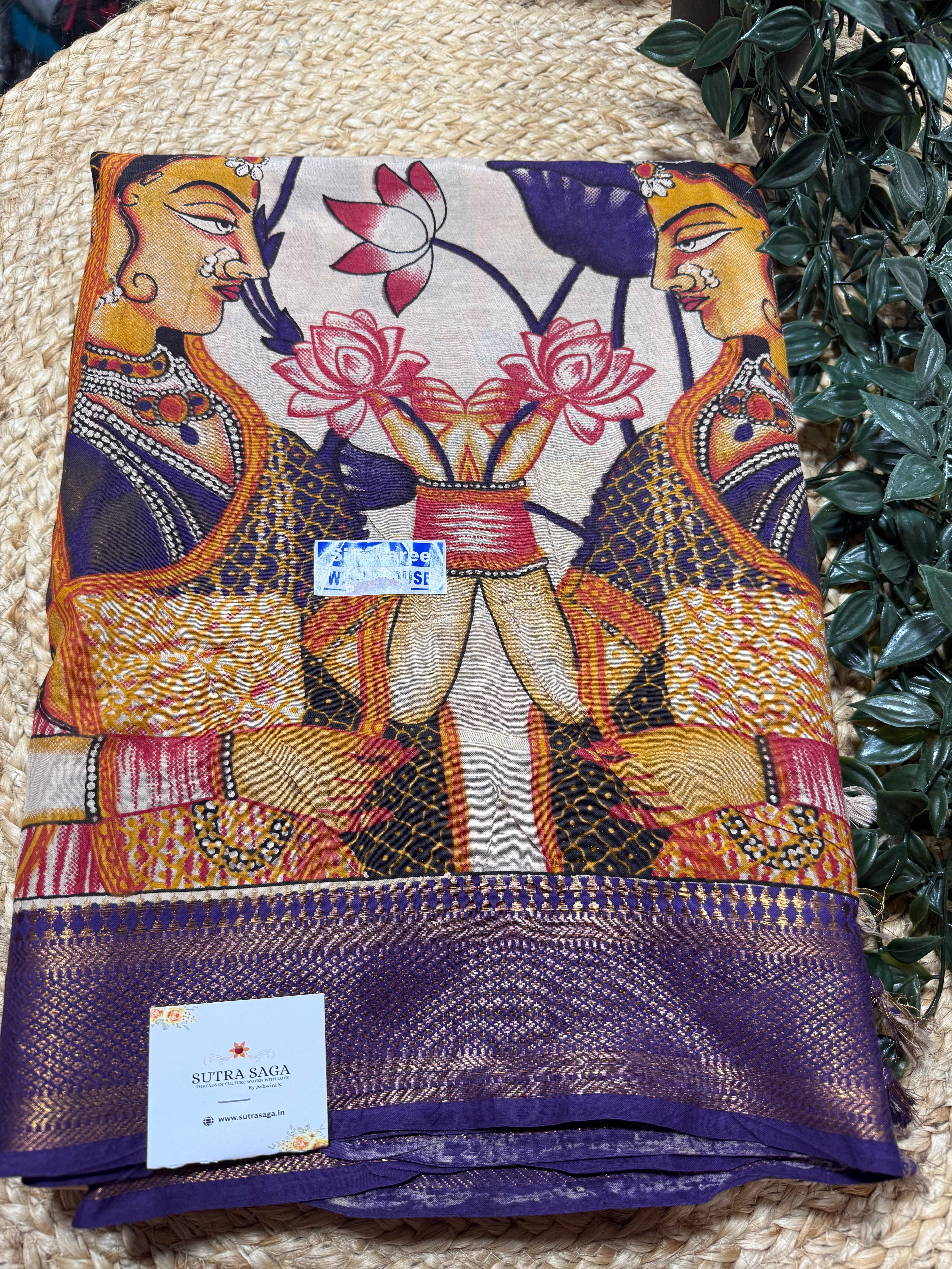 Kalamkari Silk Saree