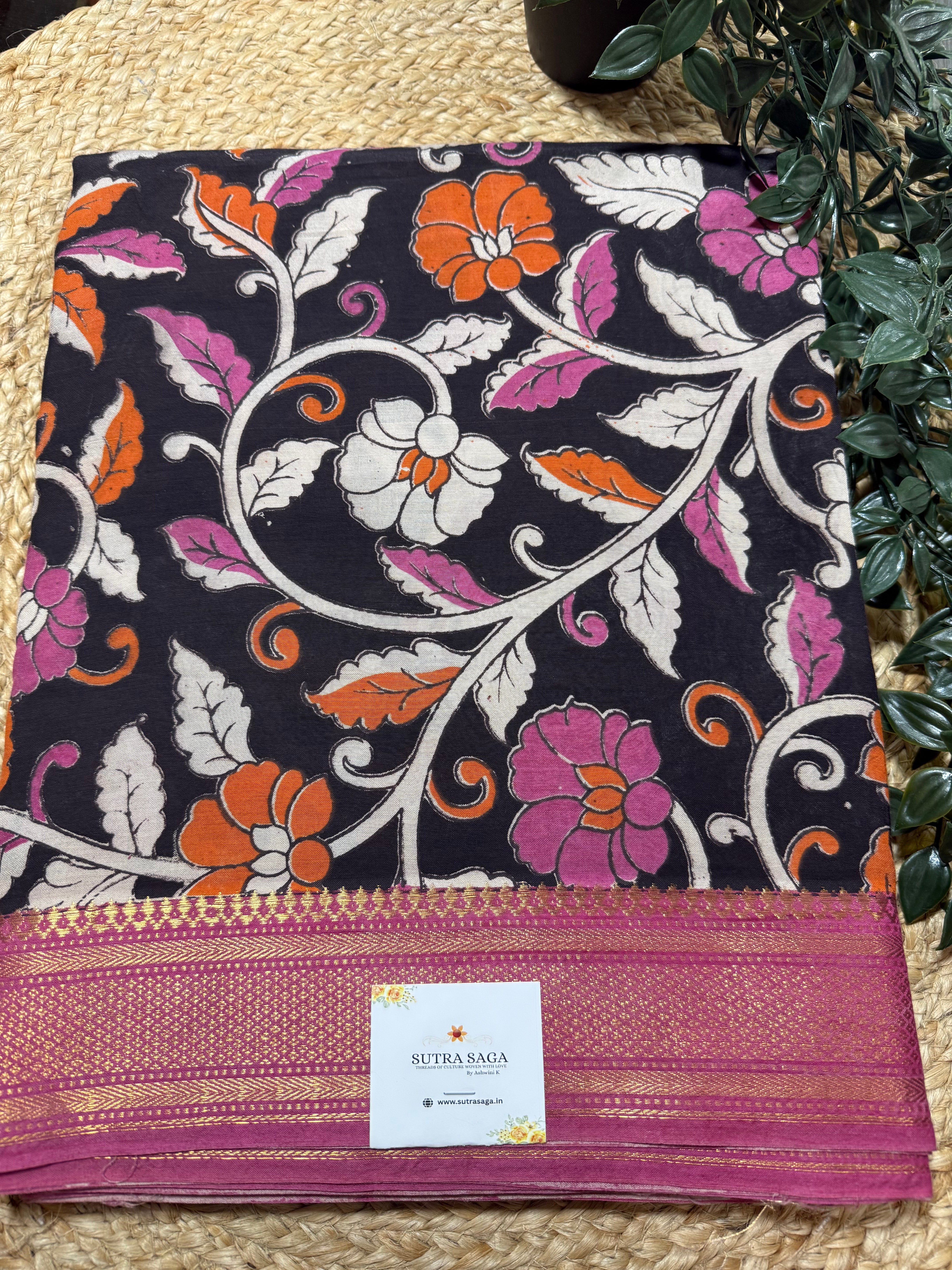 Kalamkari Silk Saree