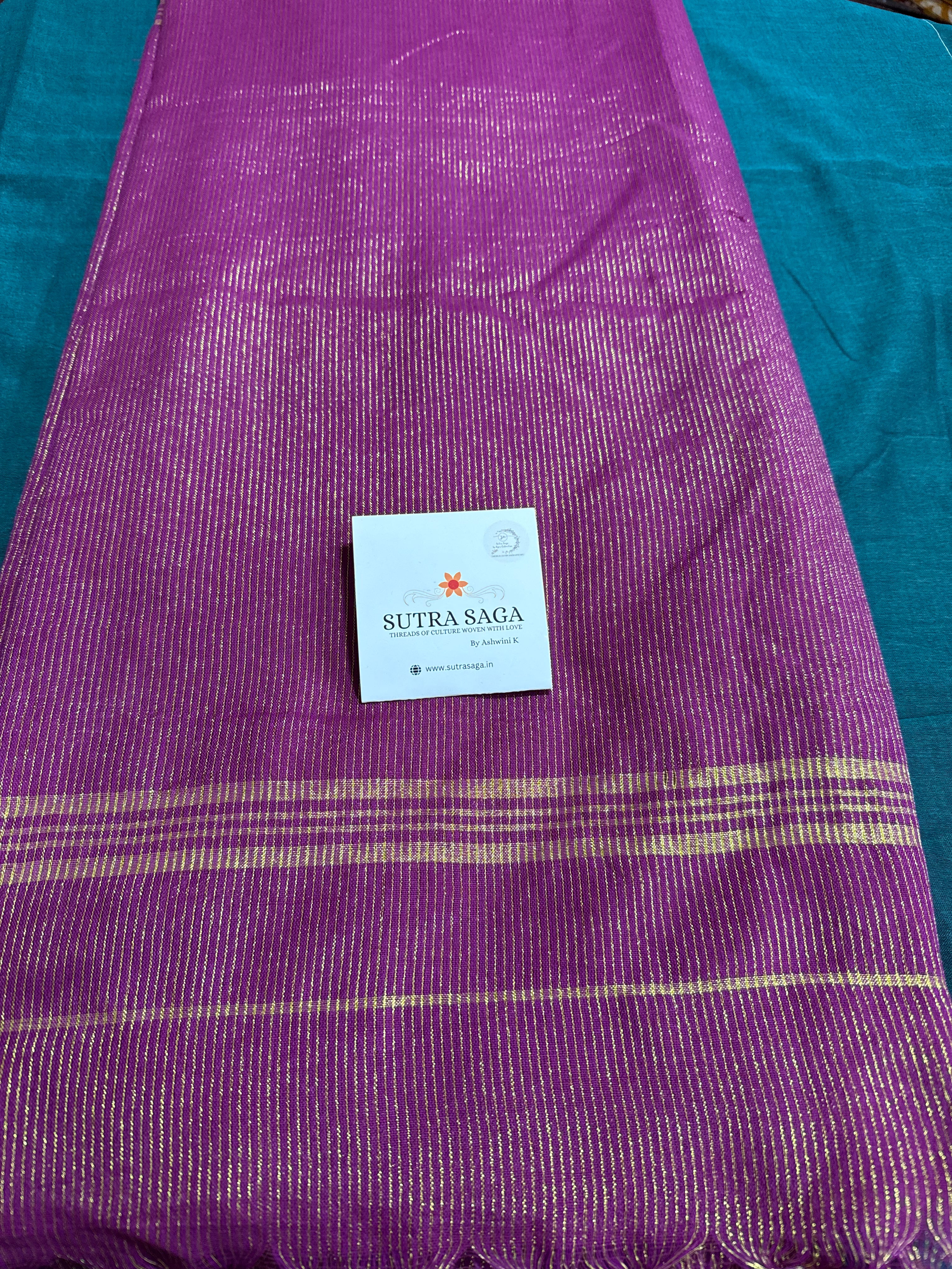 Zhari stripes Saree