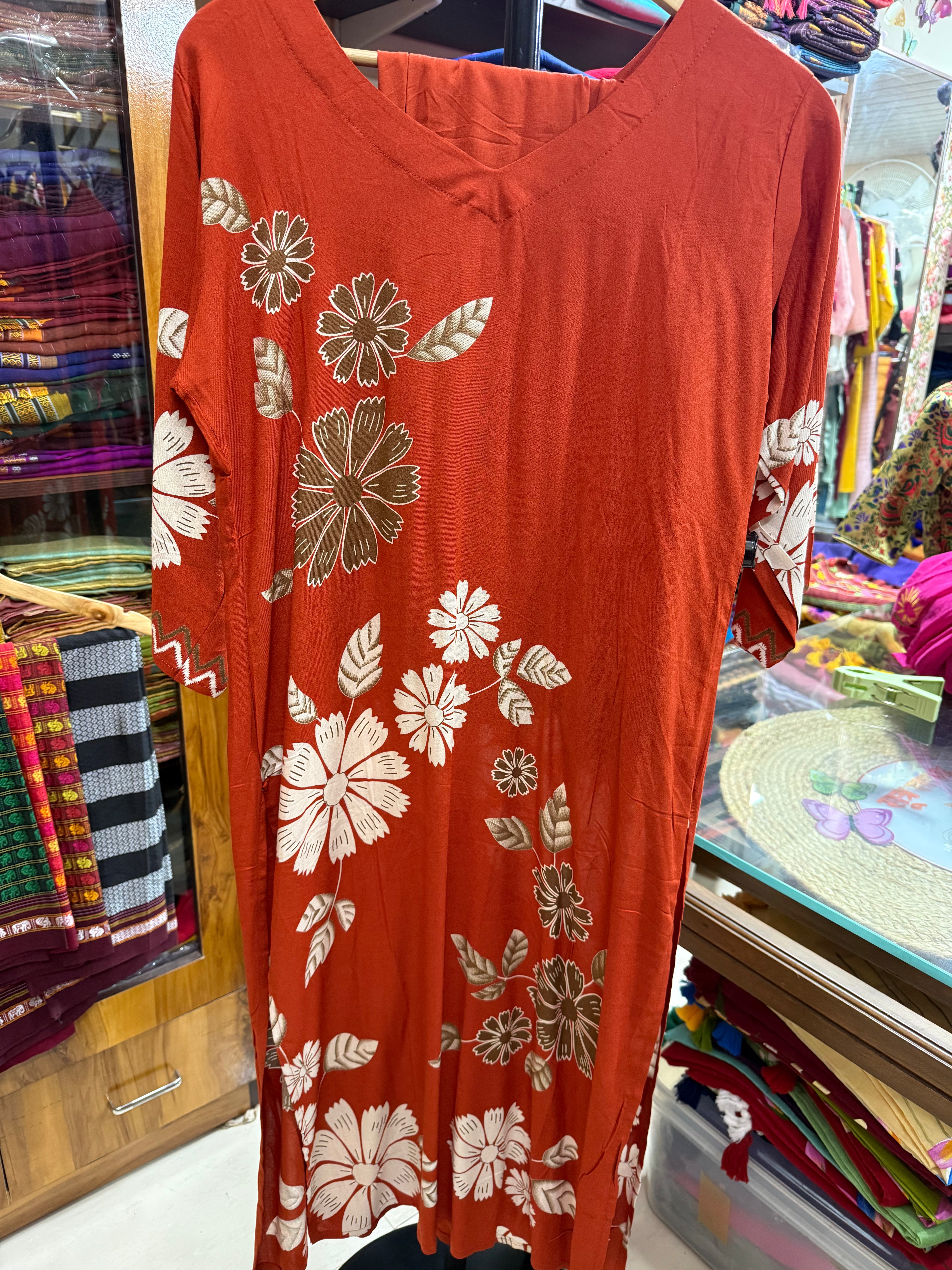 Cord Set - long Kurti and Pant