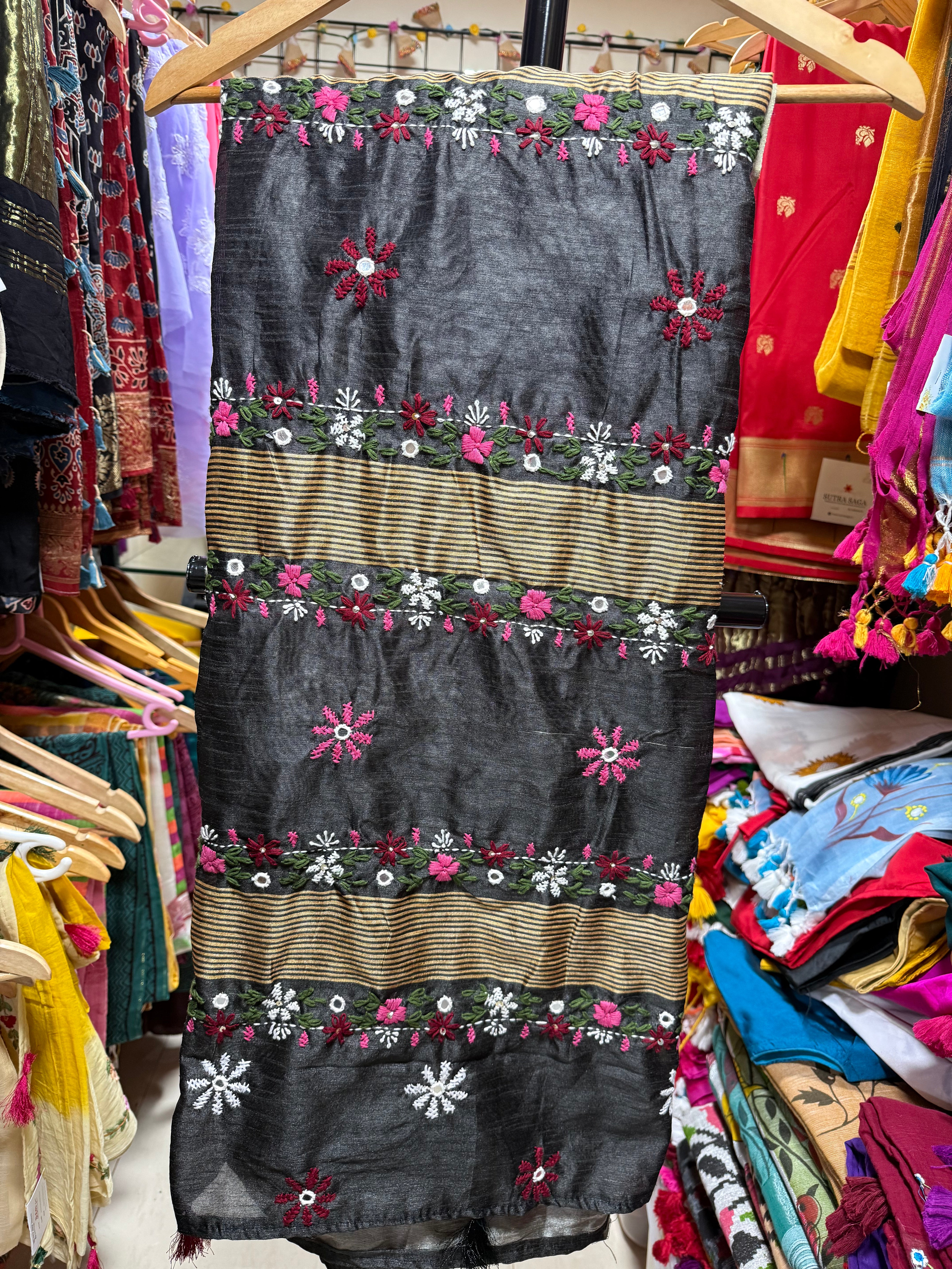 Purna - Tassar Lambani Saree