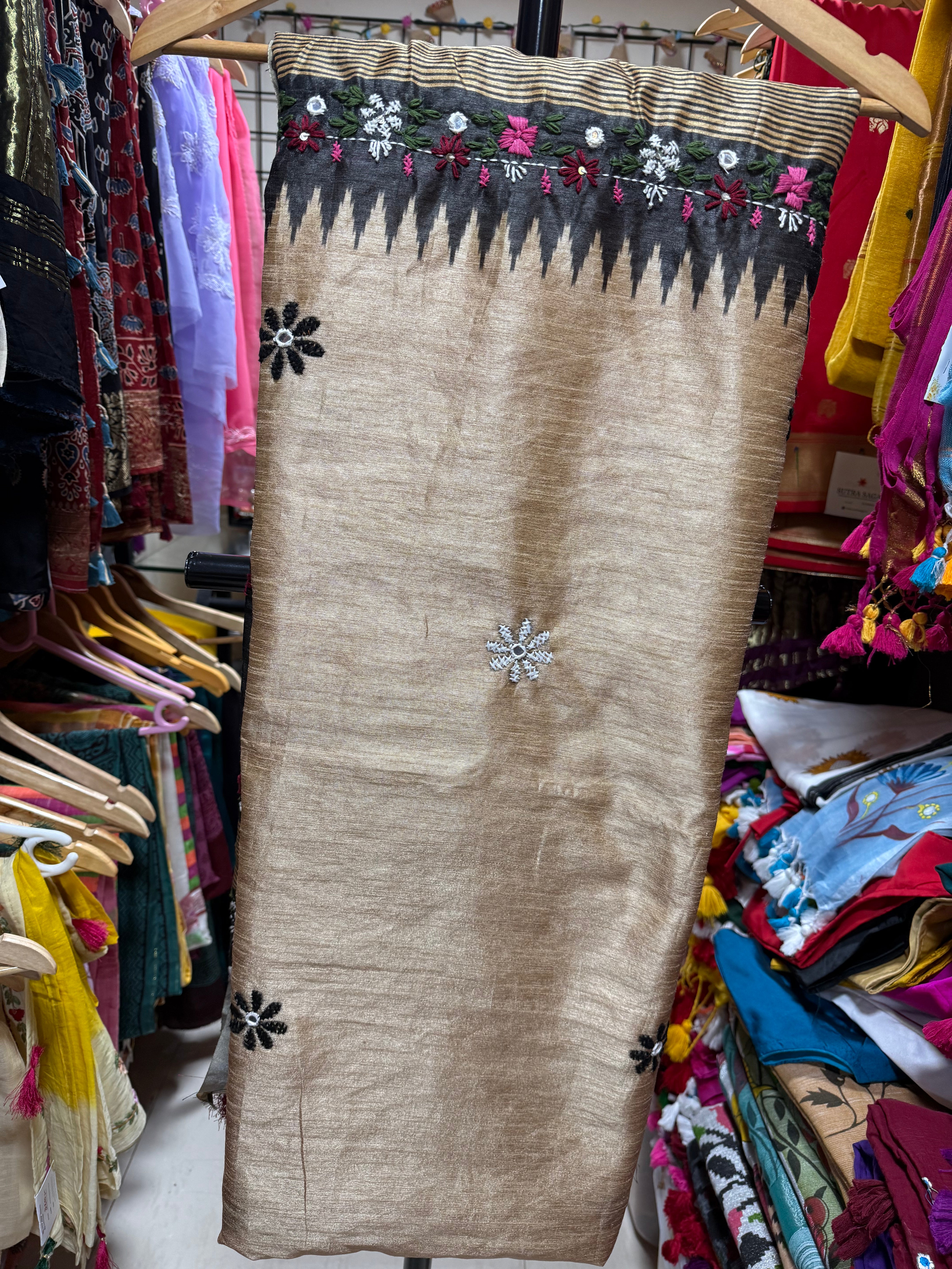 Purna - Tassar Lambani Saree