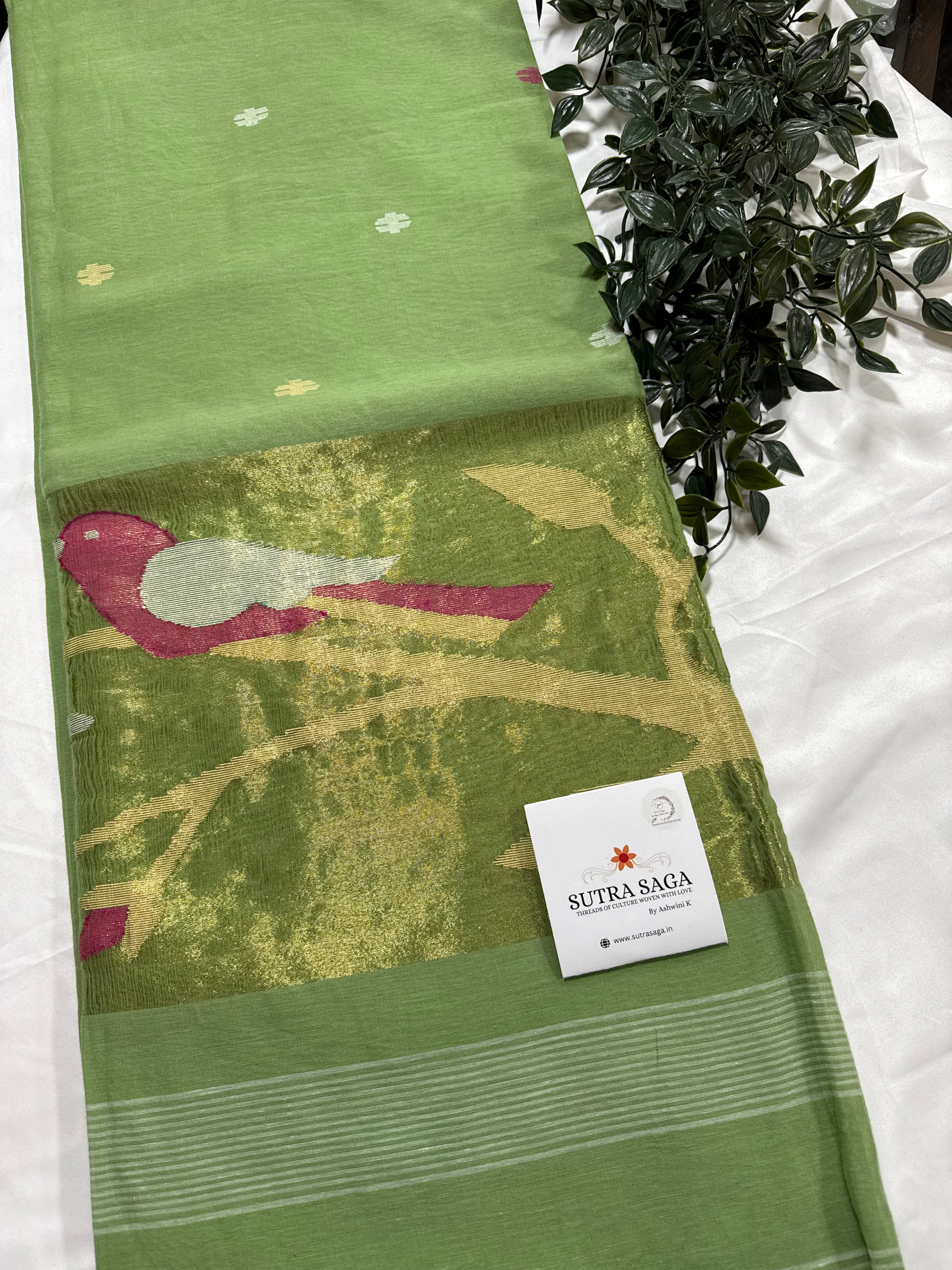 Paithani Jamdani -Pure cotton