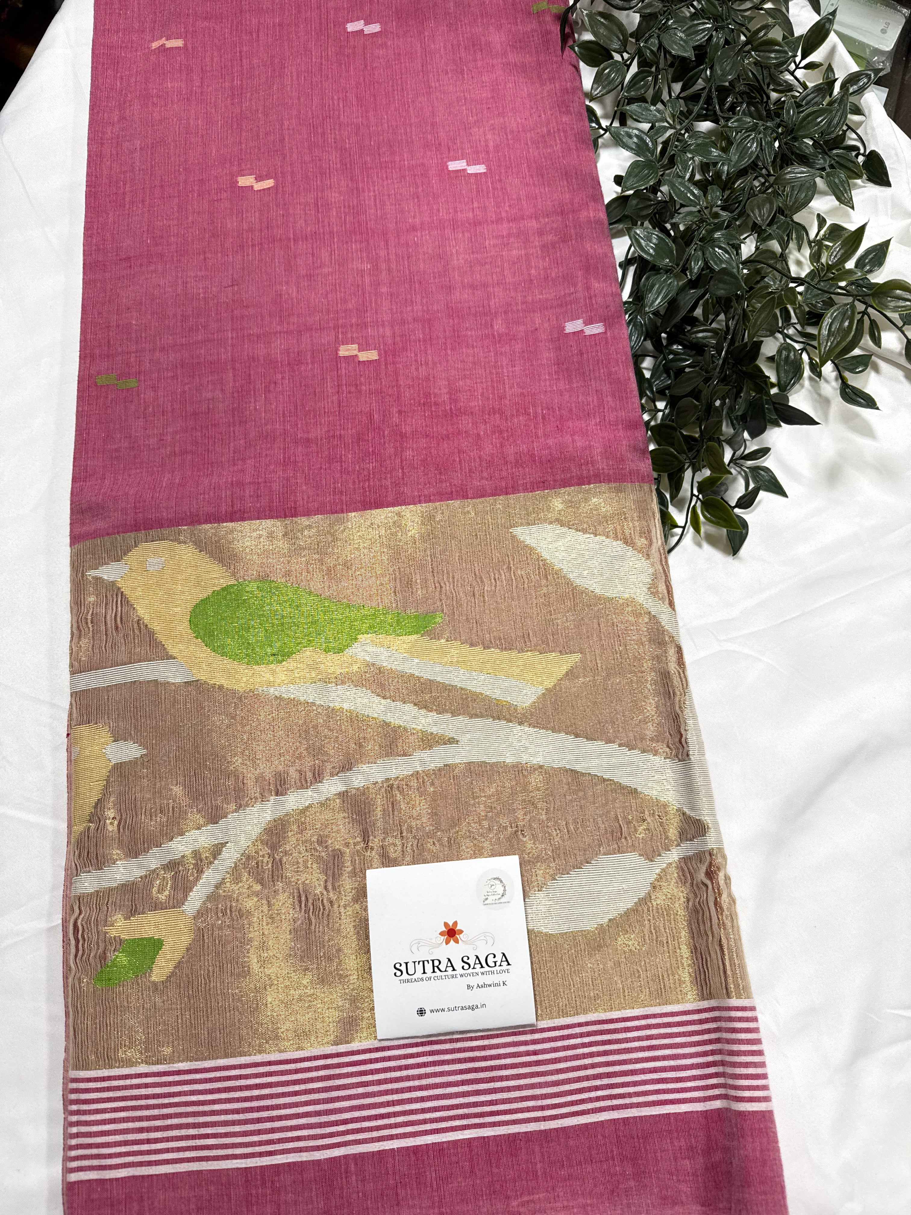 Paithani Jamdani -Pure cotton
