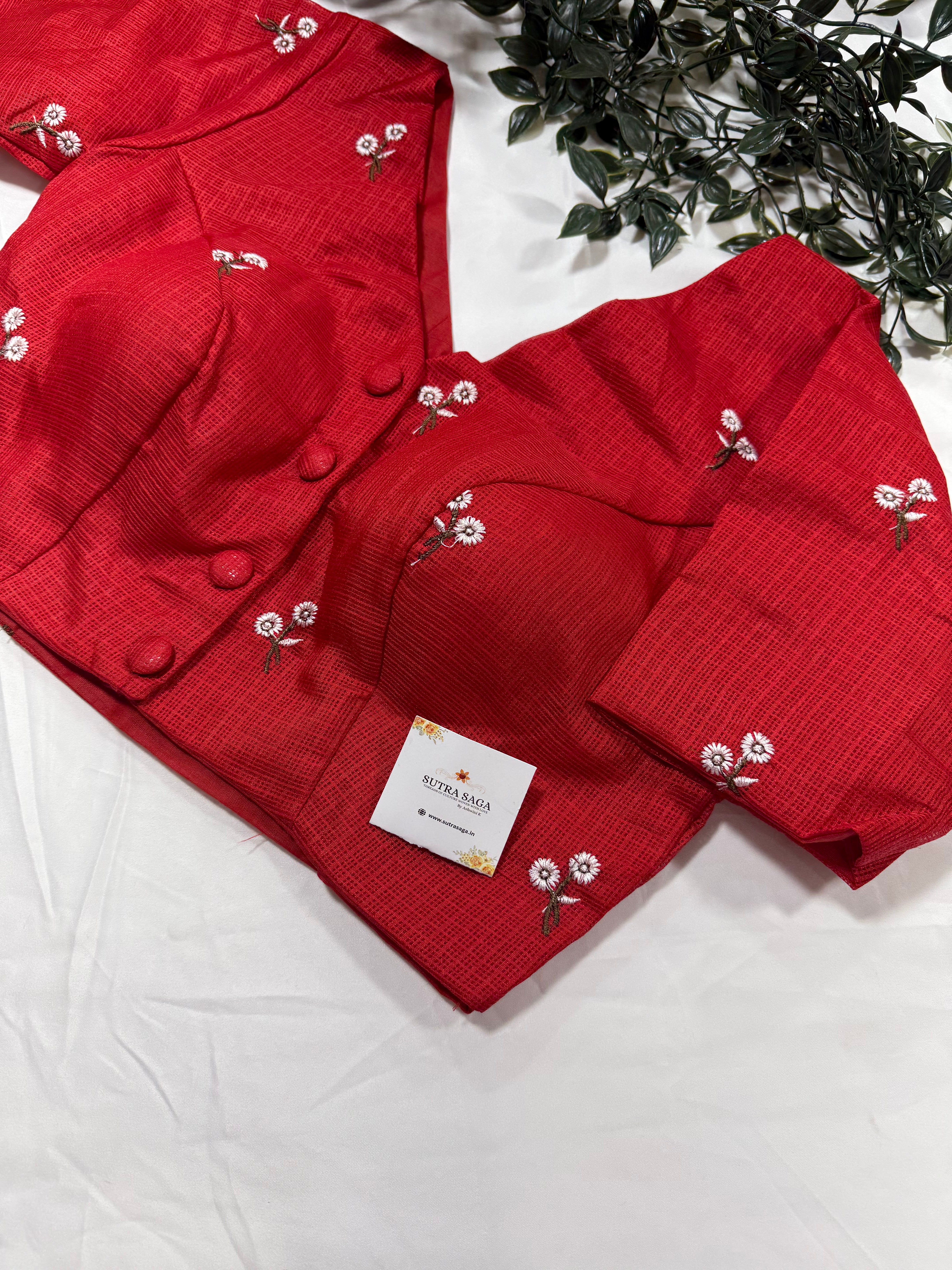Kota Blouse with Sleevs