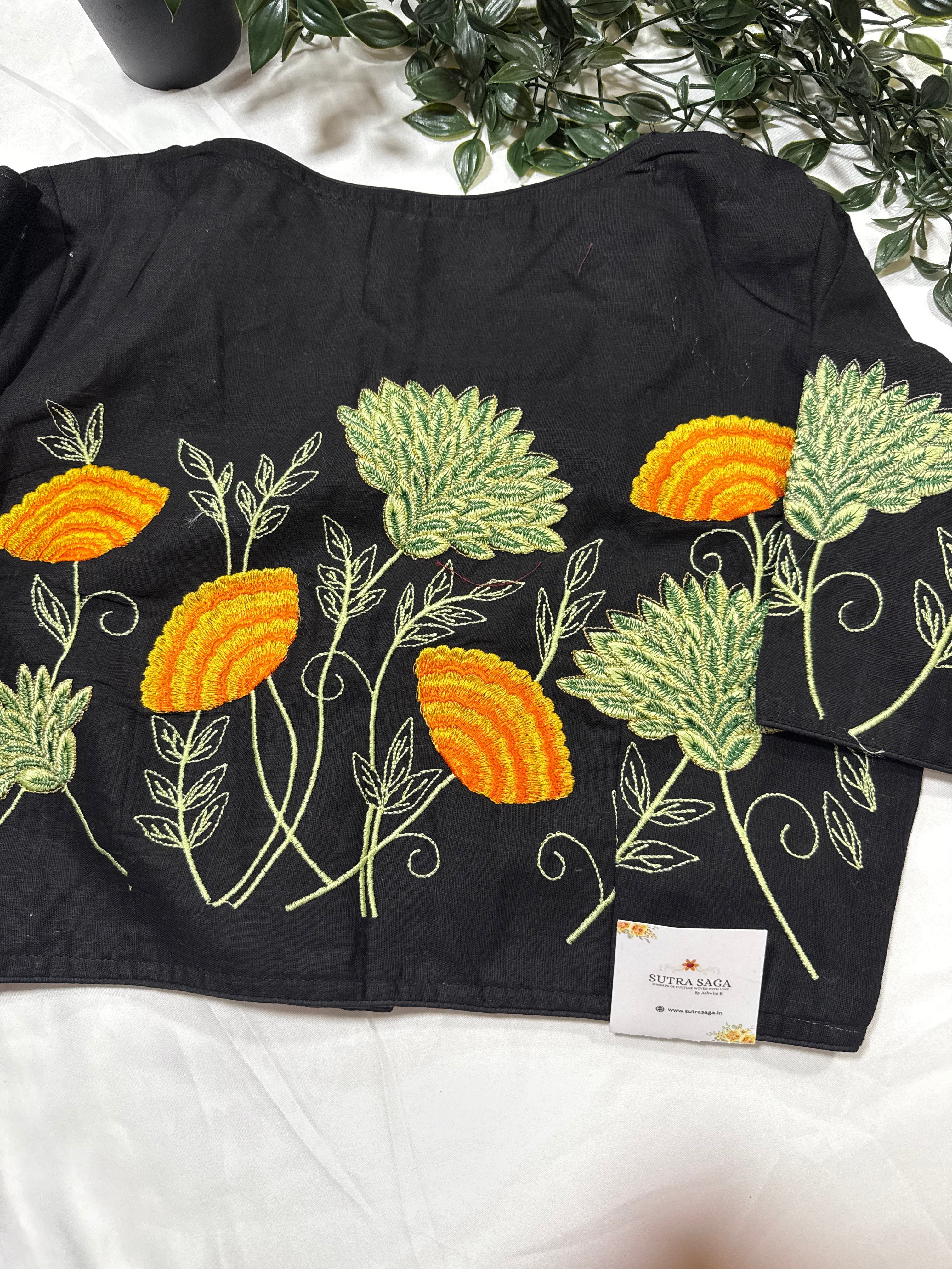 Cotton Blouse with Embroidery