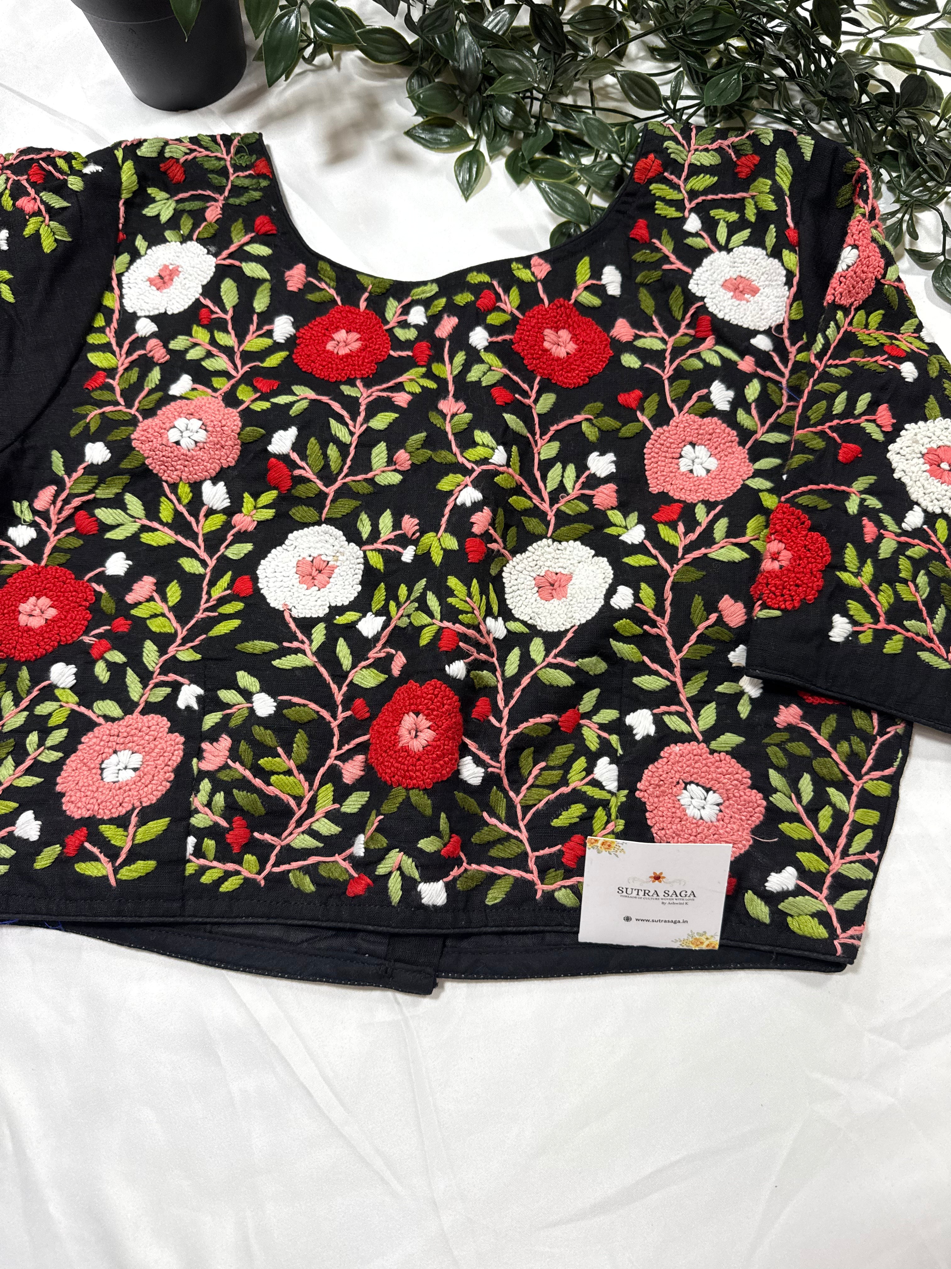 Cotton Blouse with Embroidery