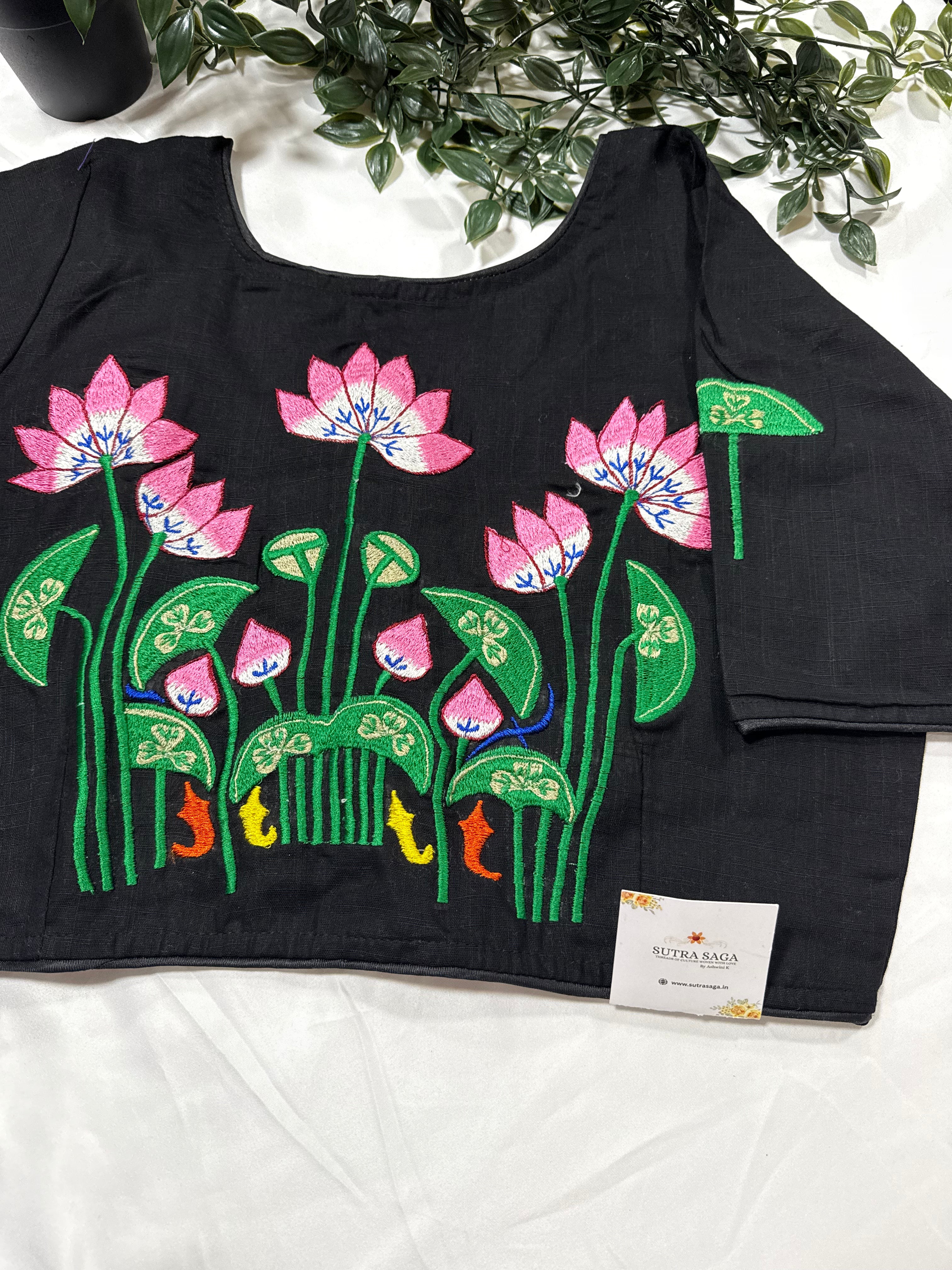 Cotton Blouse with Embroidery
