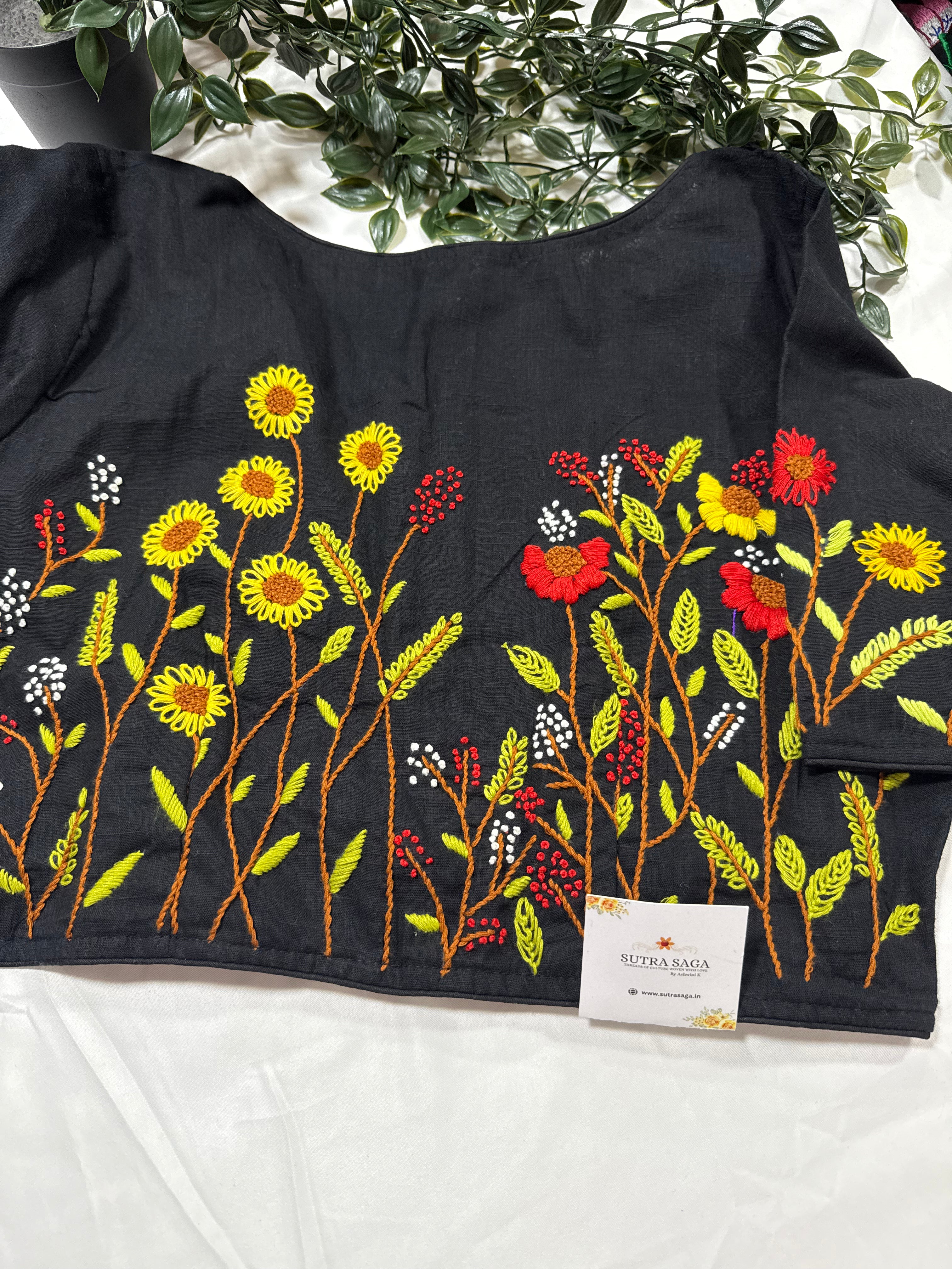 Cotton Blouse with Embroidery