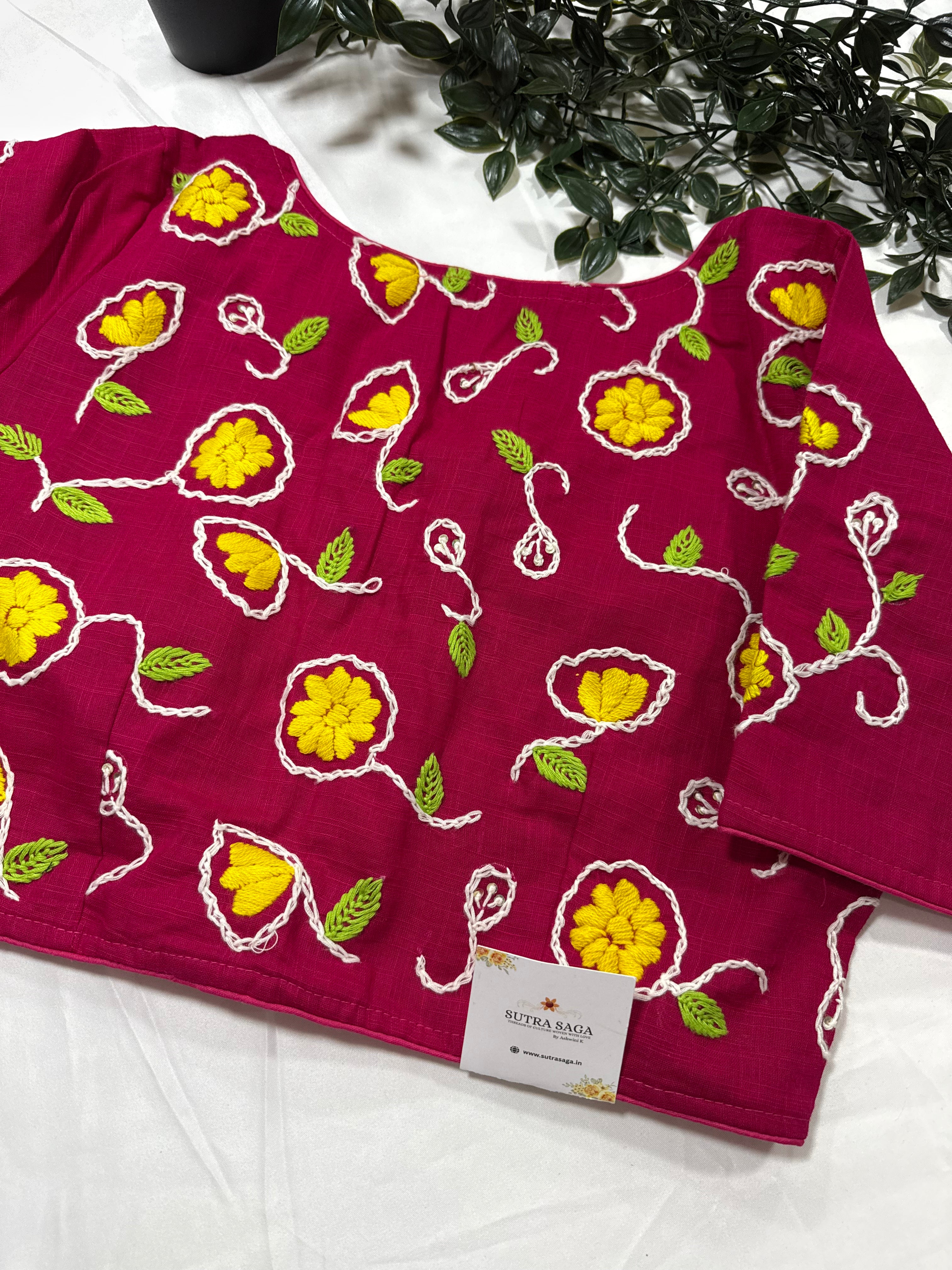 Cotton Blouse with embroidery