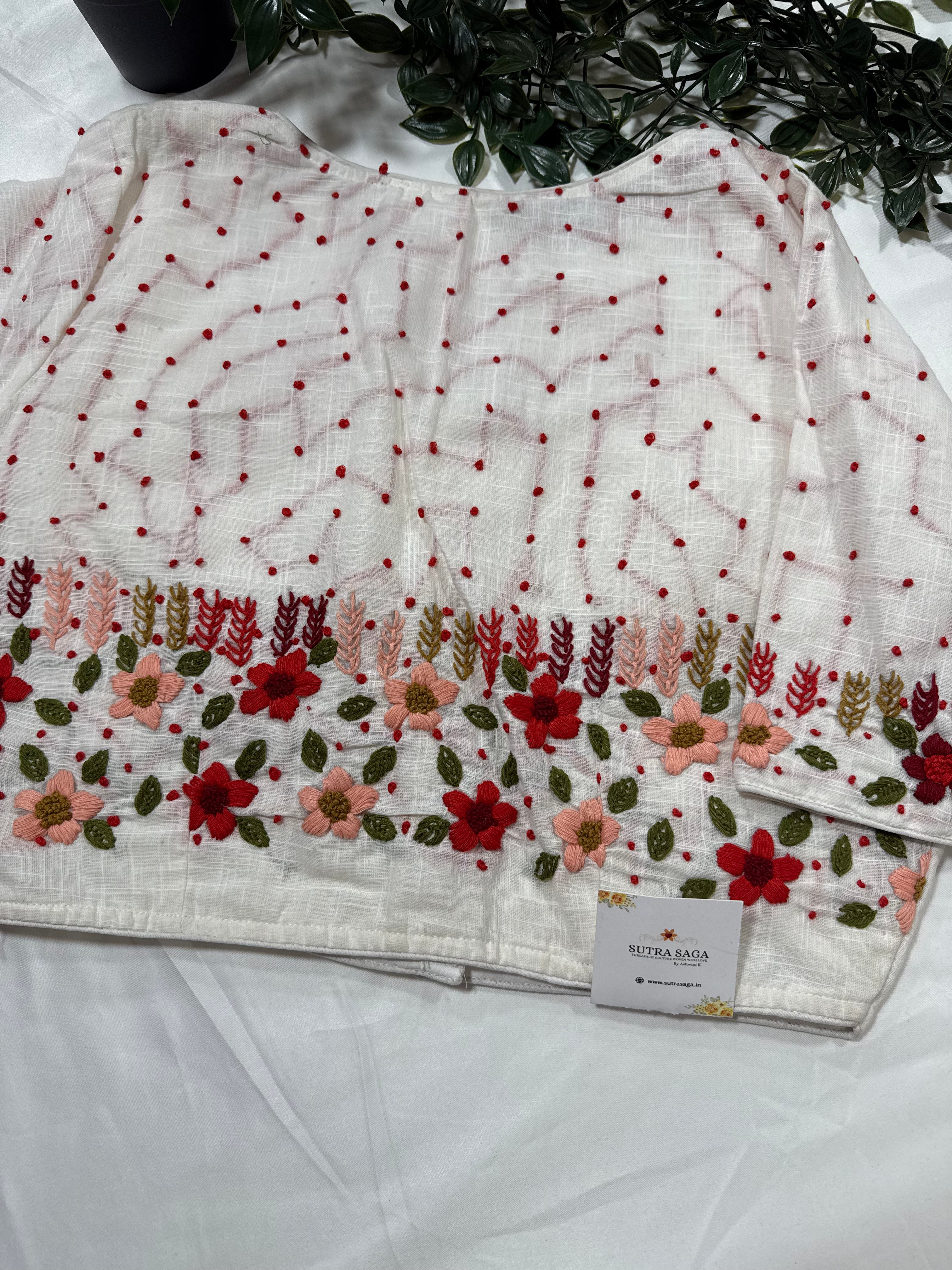 Cotton Blouse - Embroidery