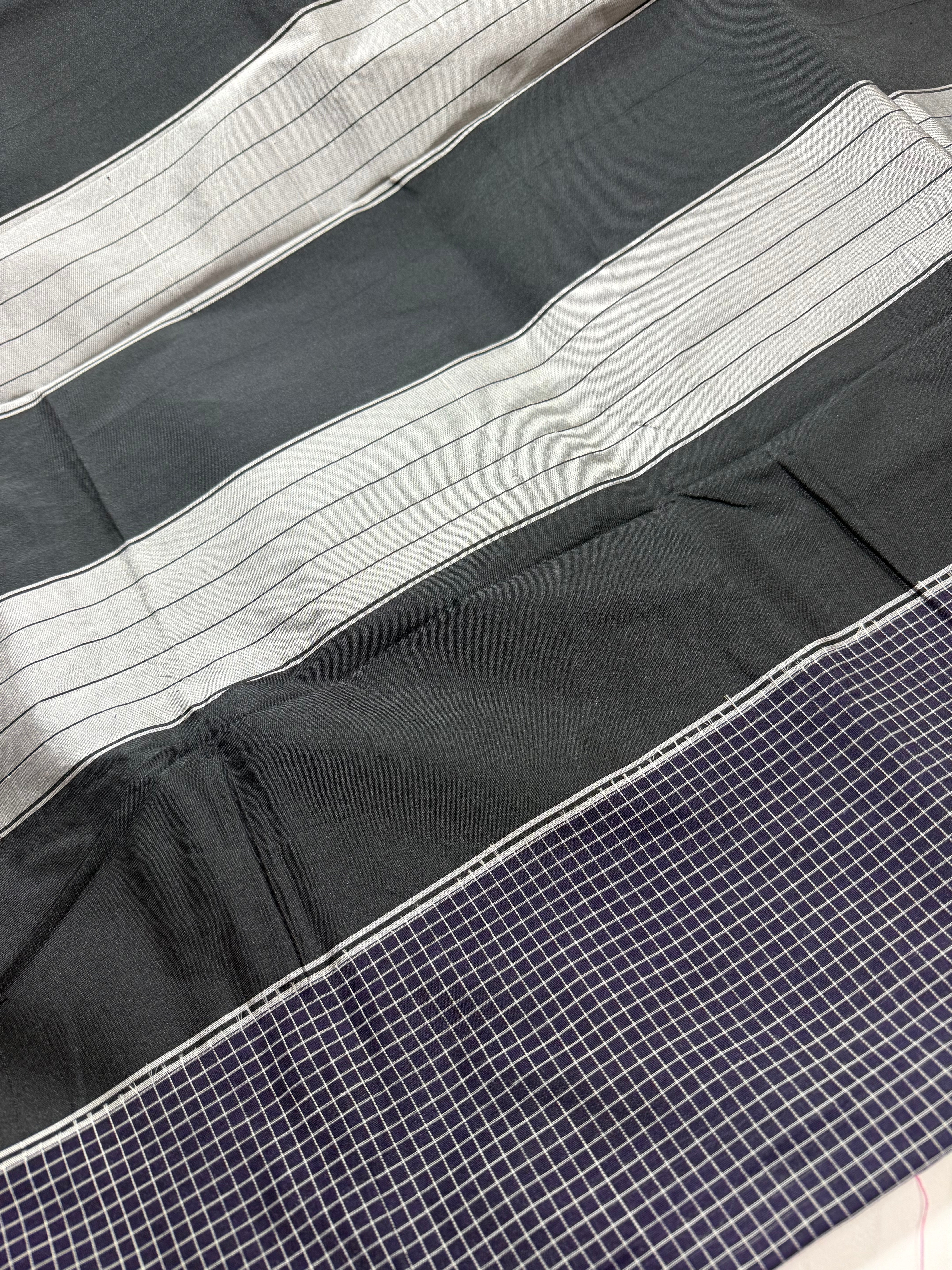 Checks Irkal ( Silk Cotton )