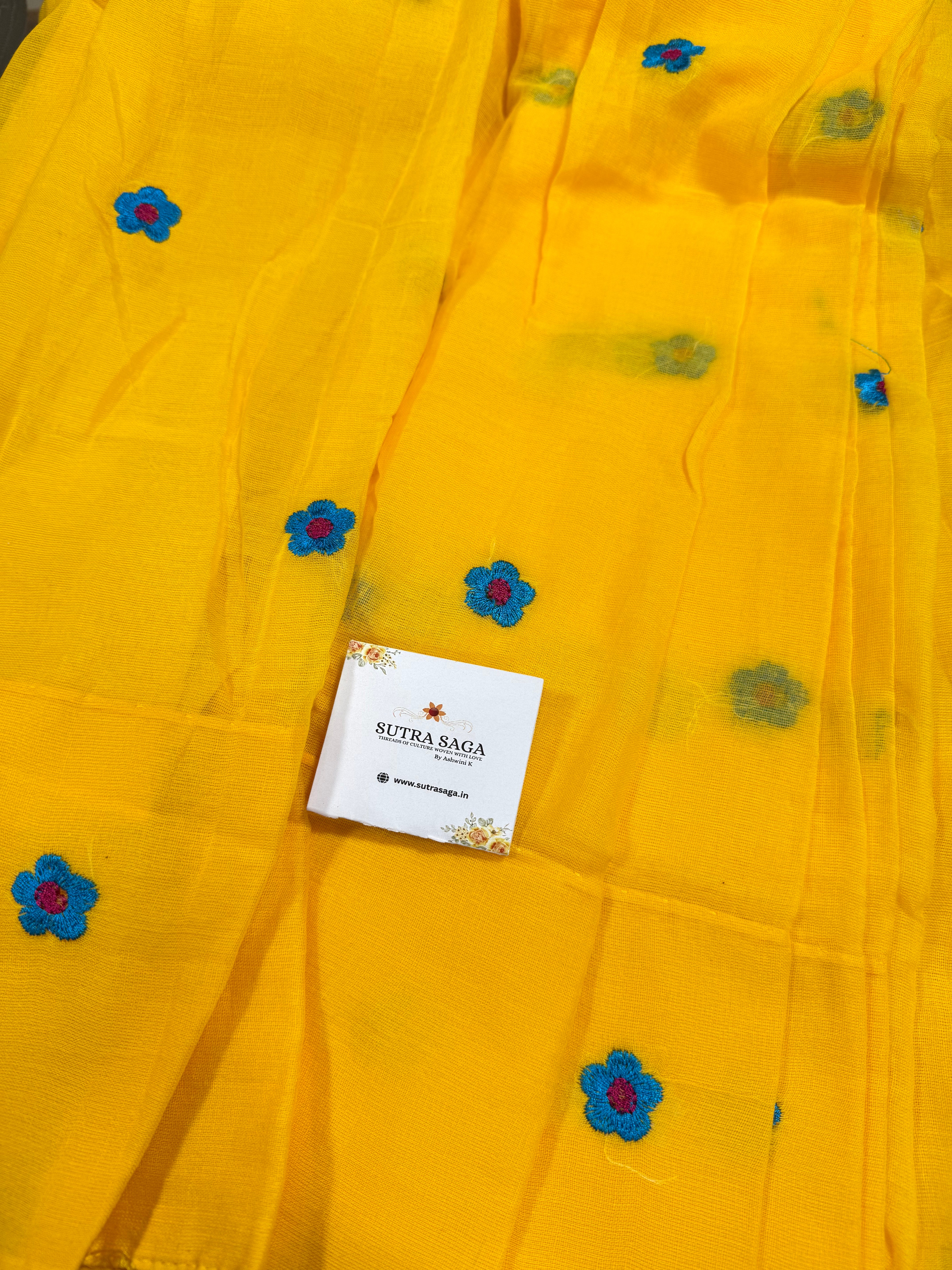 One Min Drape - Mul Cotton Saree