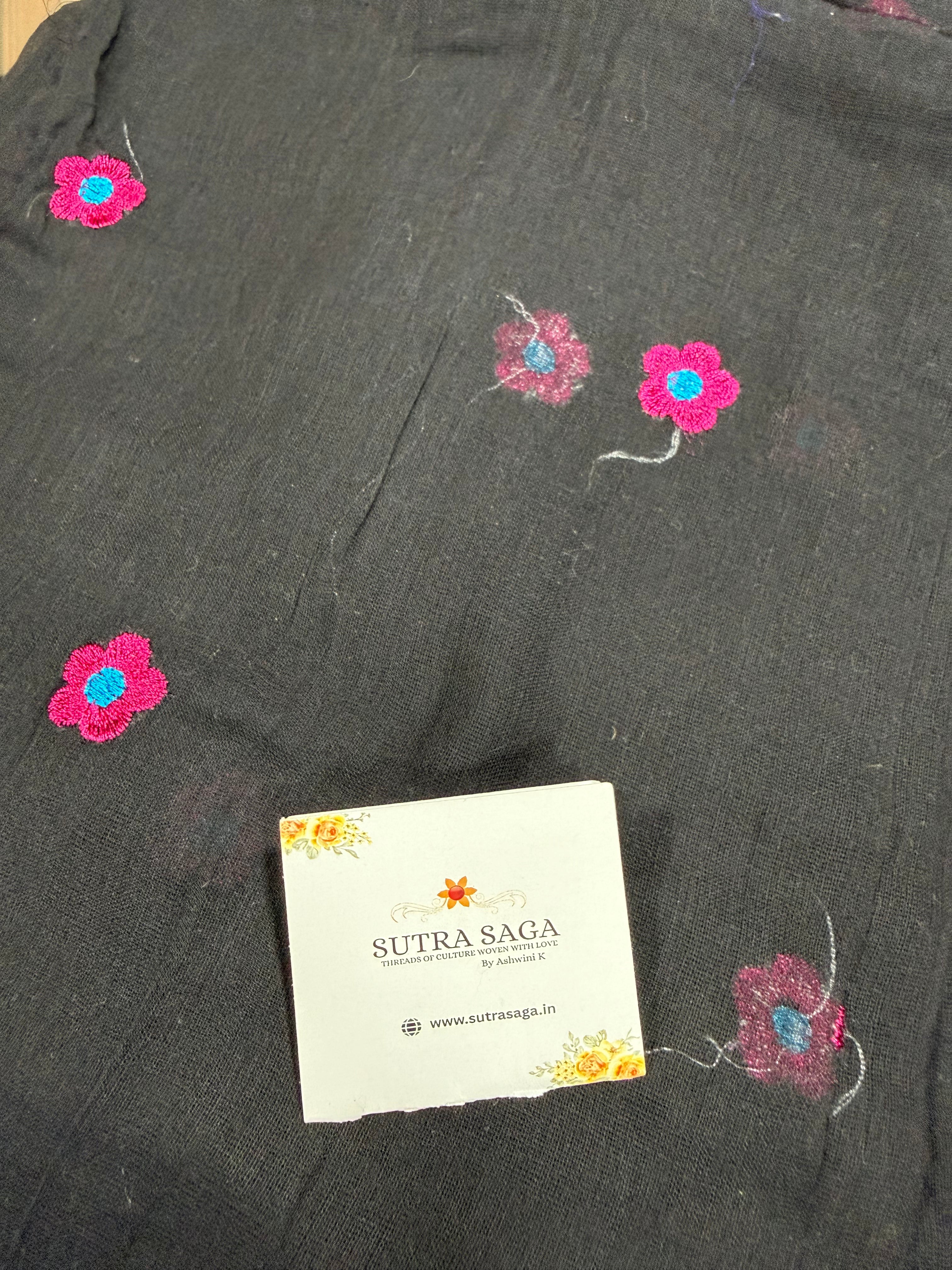 One Min Drape - Mul Cotton Saree